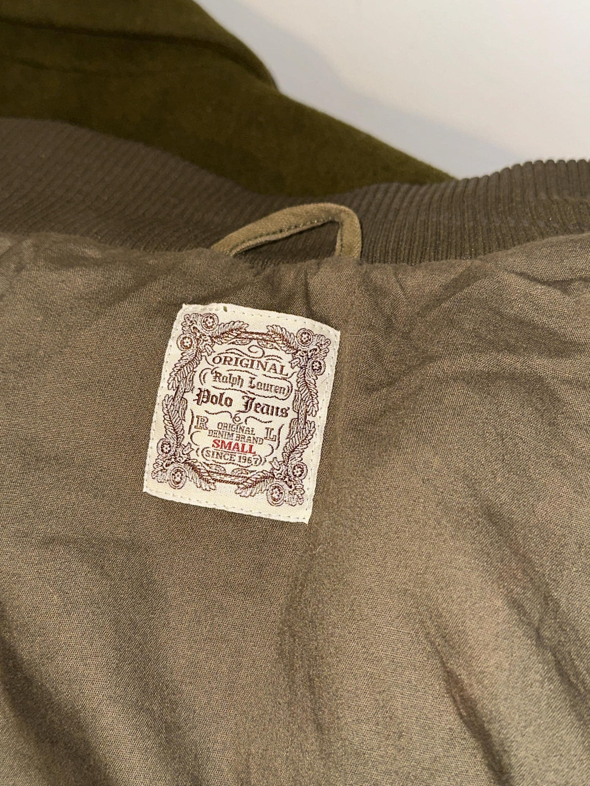 Vintage Ralph Lauren Polo Jeans Military Field Jacket in Khaki Green