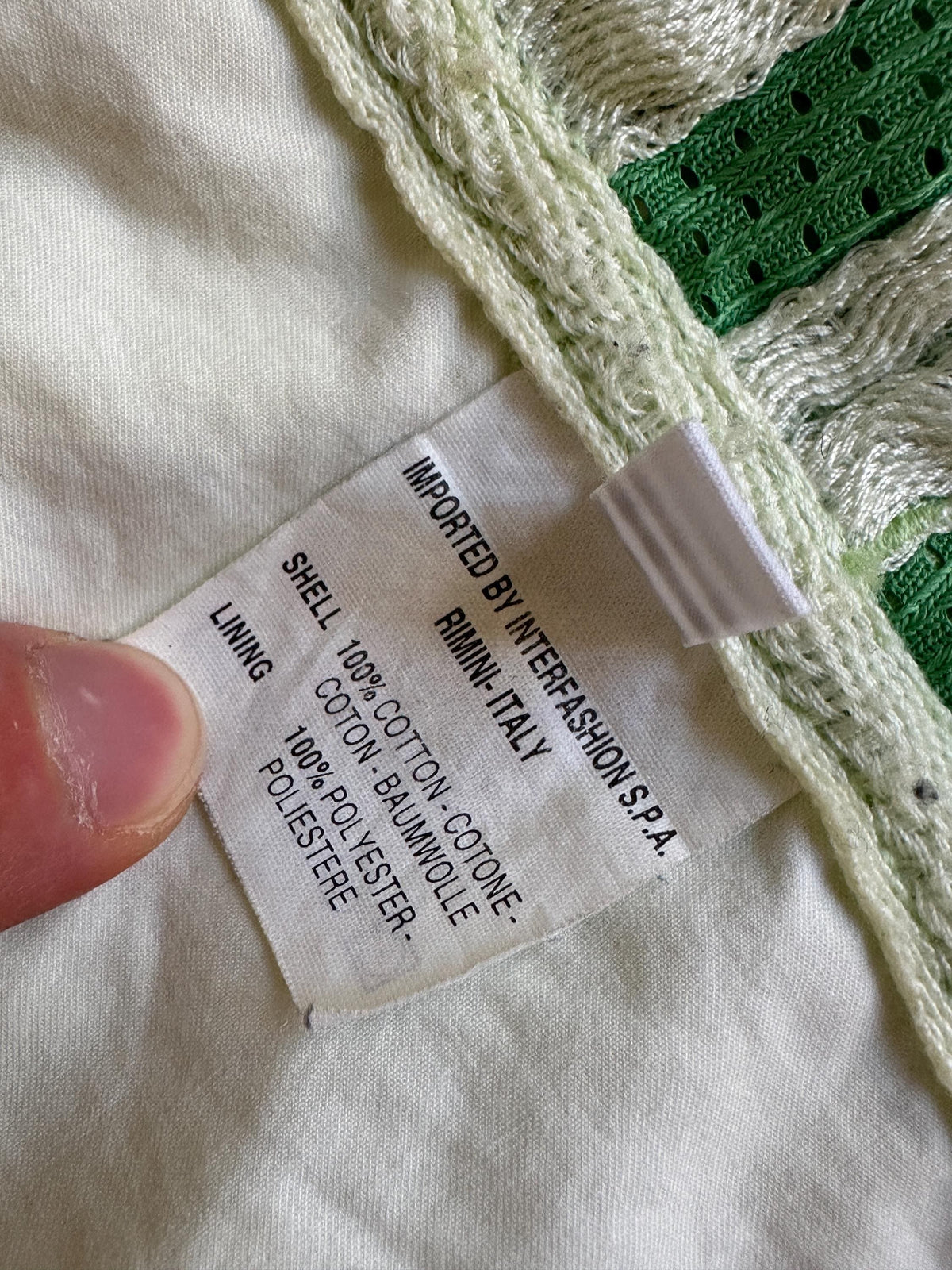 Vintage Marithé et François Girbaud Cargo Jacket Mint Green