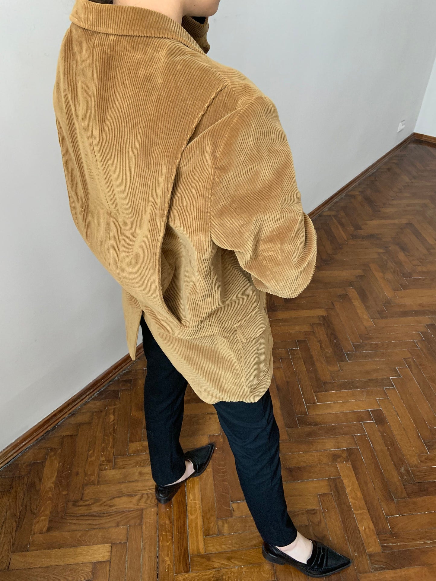 Vintage Boggi Milano Corduroy Blazer, Velvet Blazer
