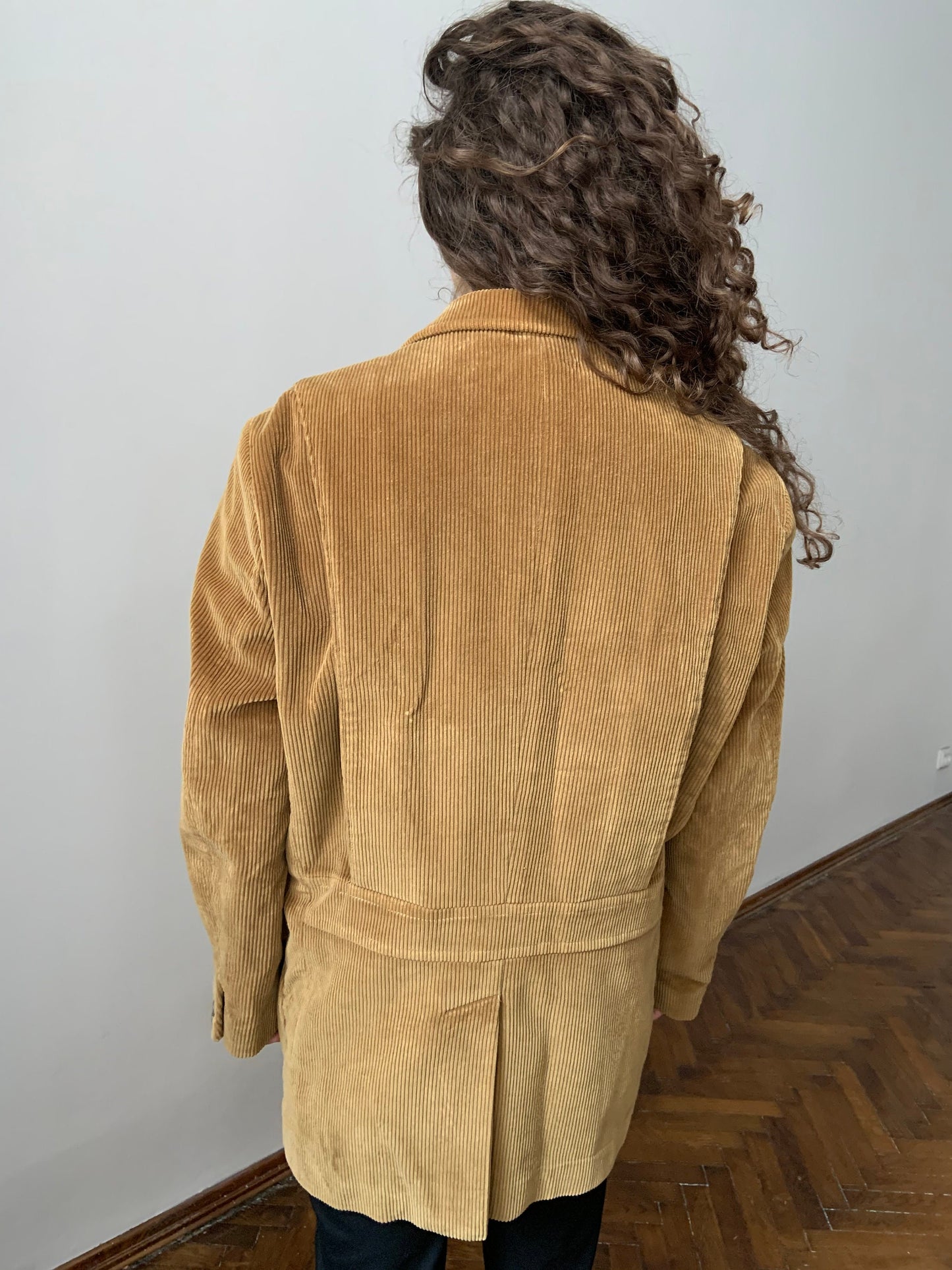 Vintage Boggi Milano Corduroy Blazer, Velvet Blazer