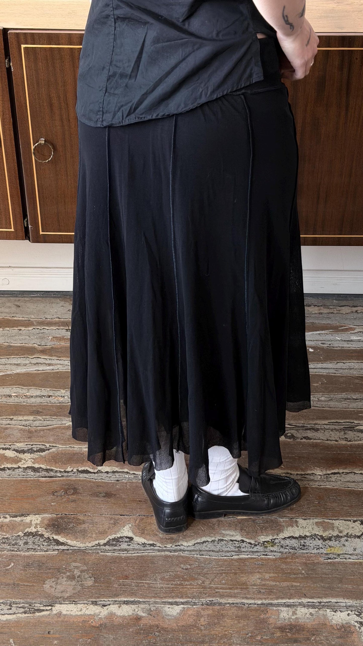 Vintage Jean Paul Gaultier Mesh Maxi Skirt