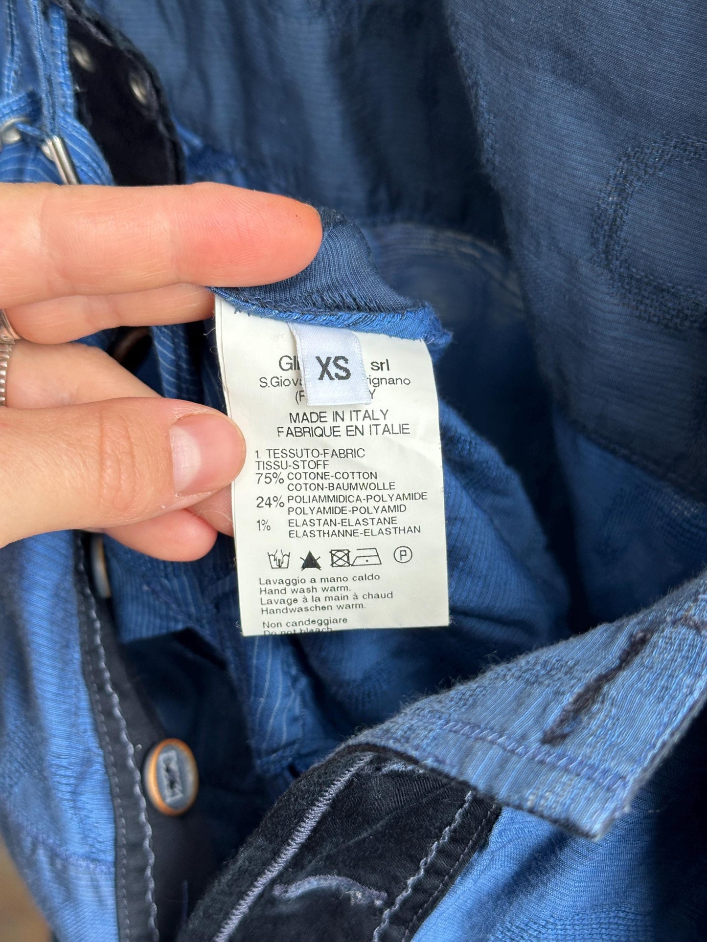 Vintage Jean de Marithé + François Girbaud Avant Garde Utility Dress in Blue