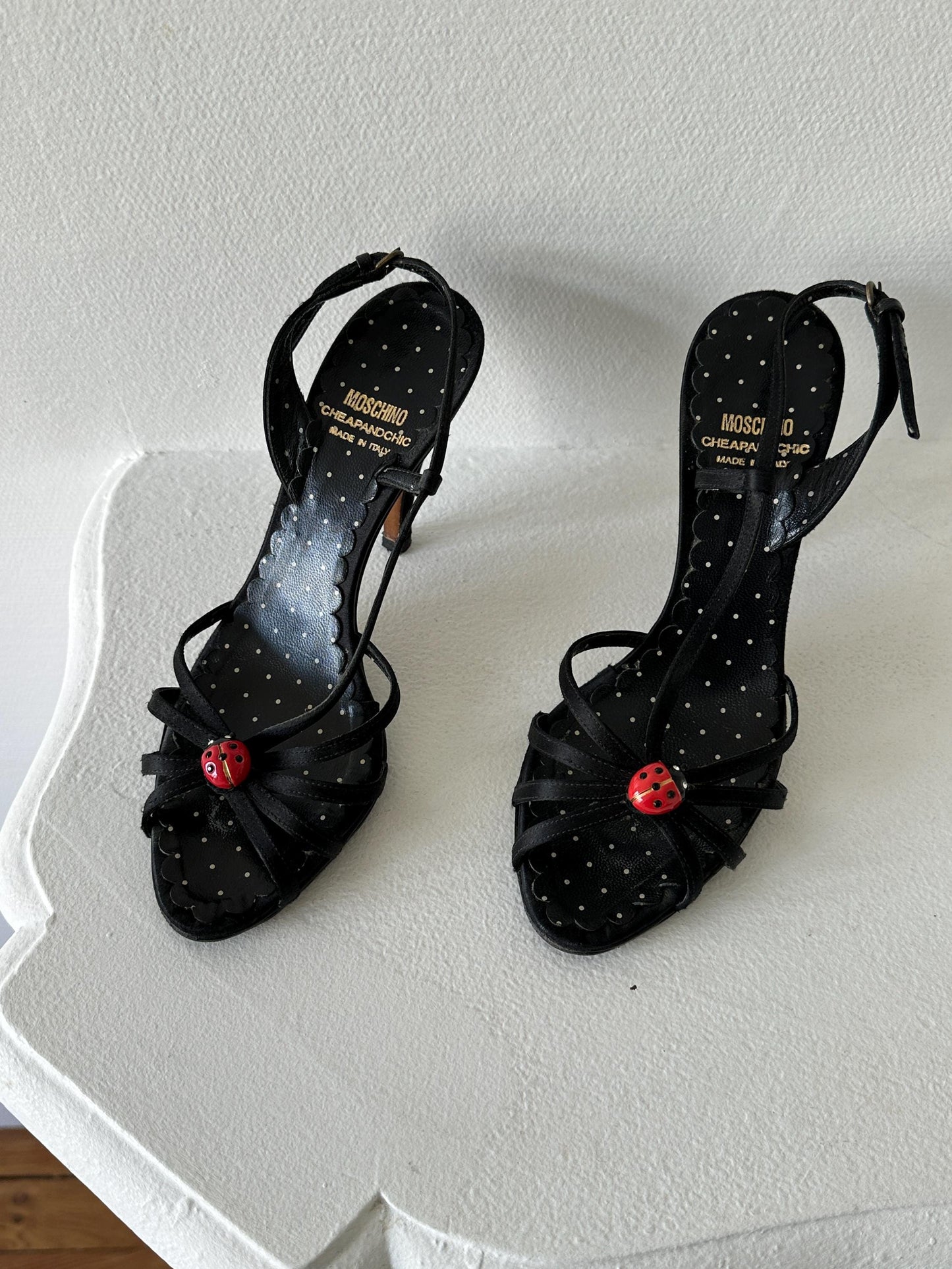 Vintage Moschino Cheap and Chic Ladybug Heels I EUR 37