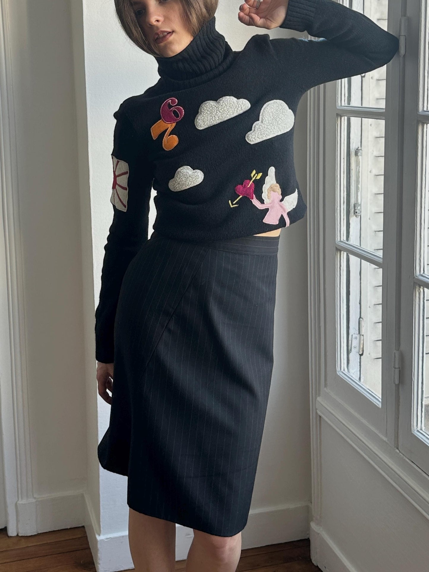 Vintage MOSCHINO Wool Turtleneck