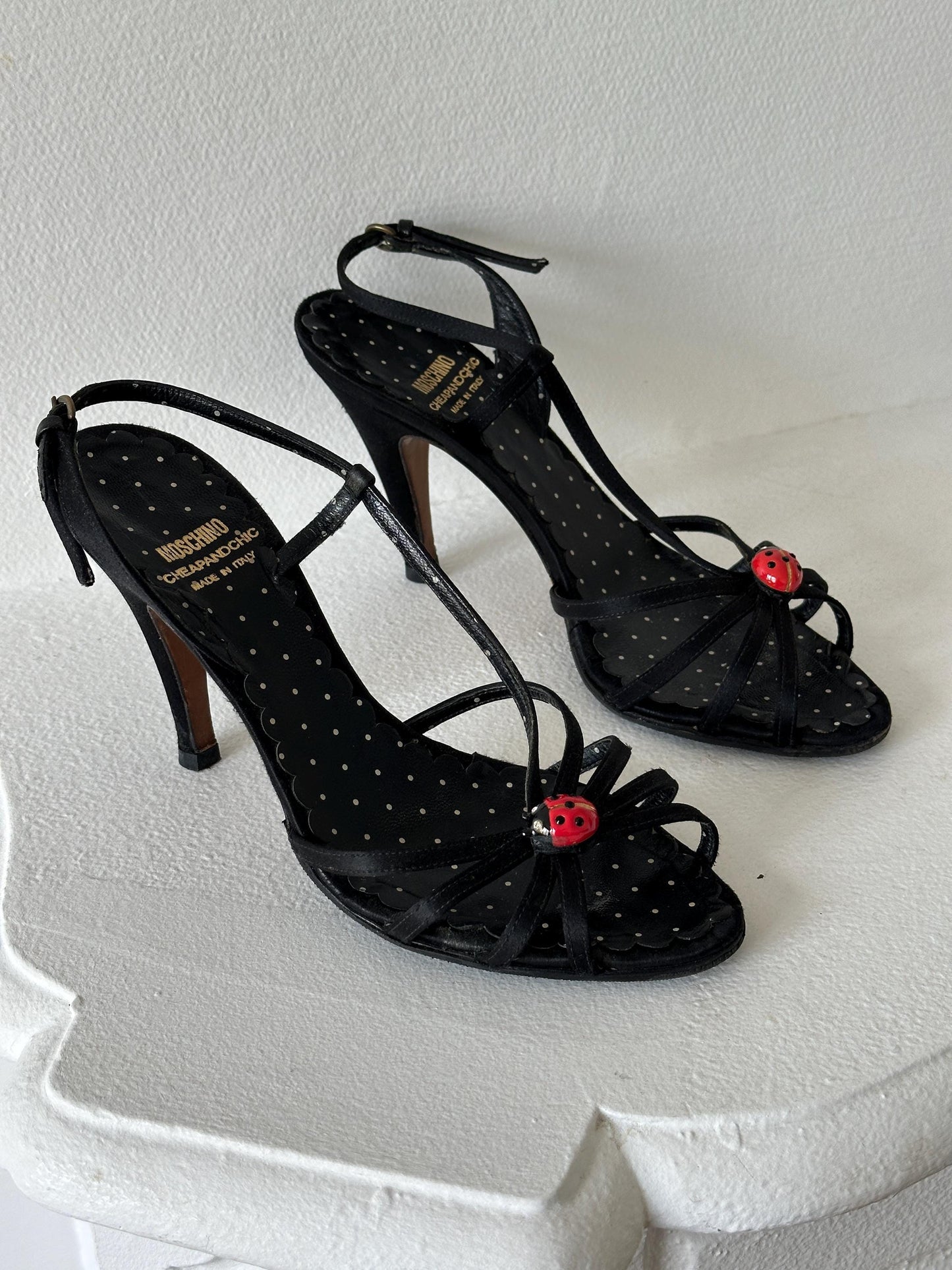 Vintage Moschino Cheap and Chic Ladybug Heels I EUR 37