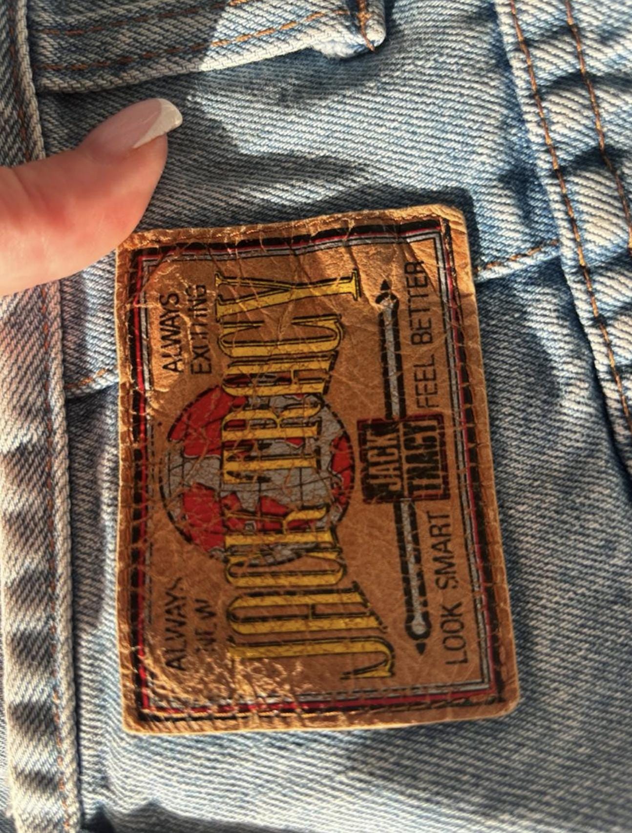 Vintage Light Wash Mom Jeans, 90s High Waist Cotton Denim Pants