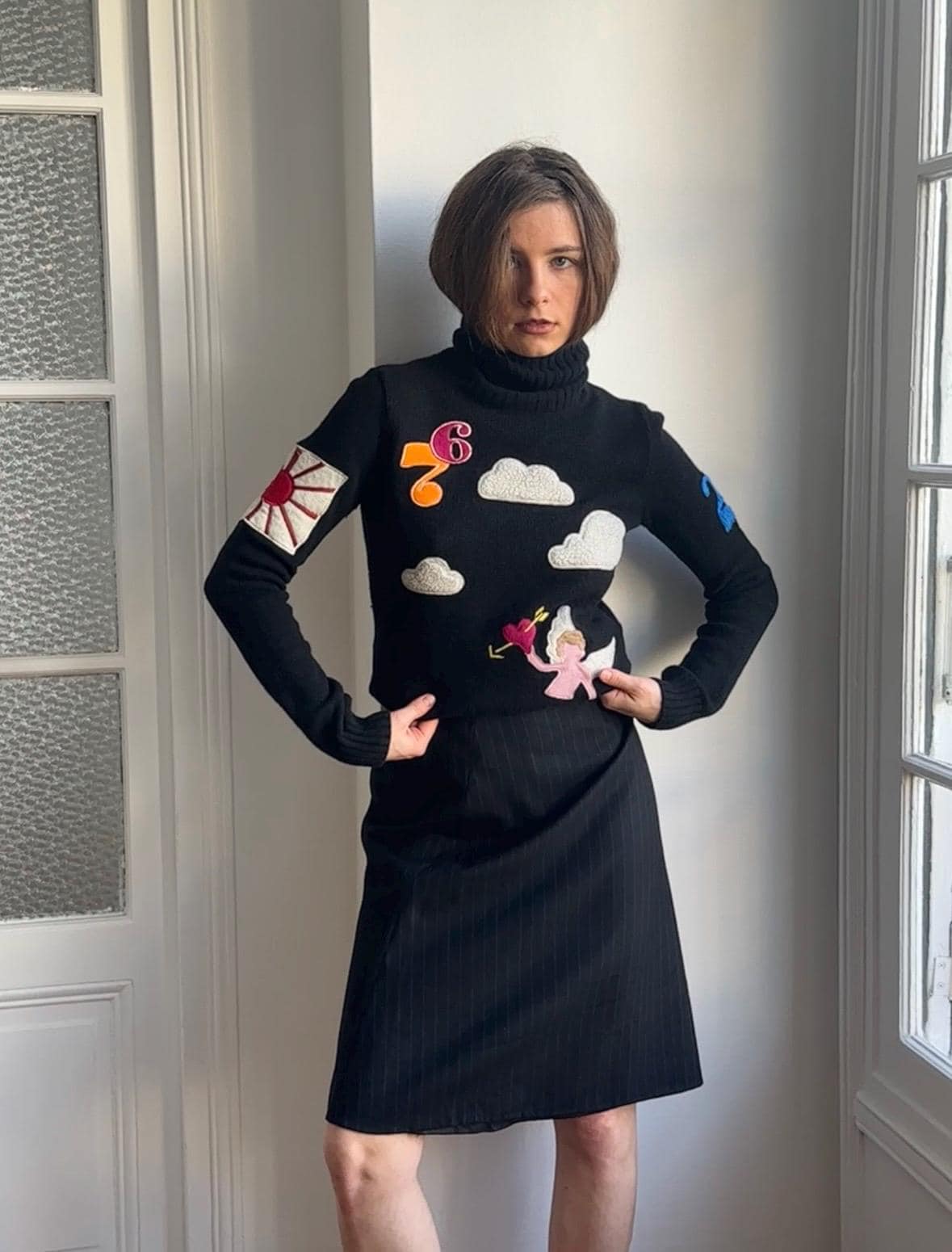 Vintage MOSCHINO Wool Turtleneck