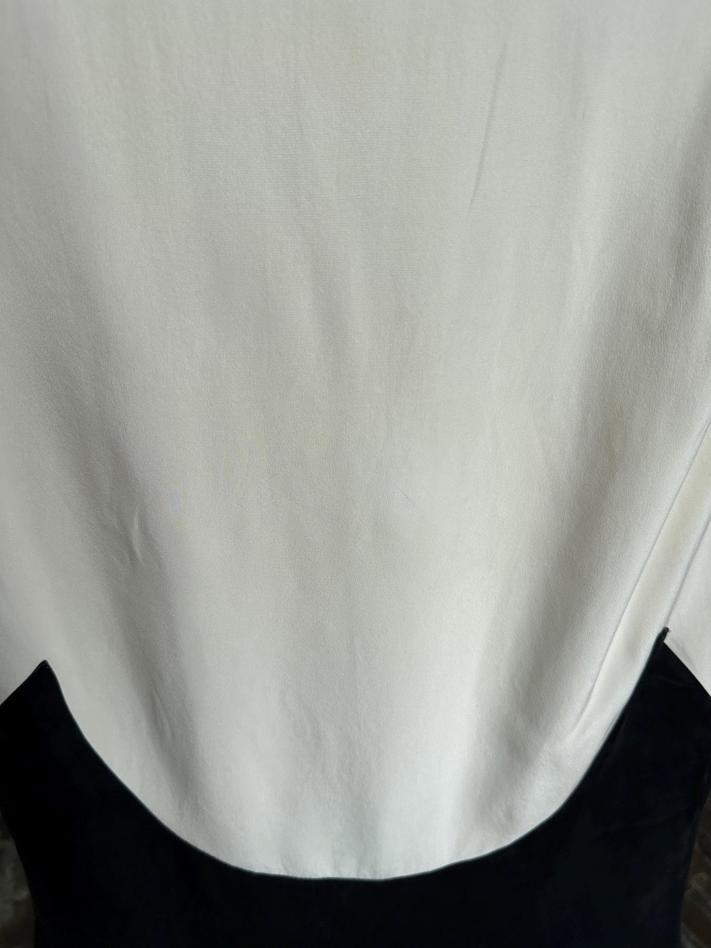 Vintage Marc by Marc Jacobs Silk Mini Dress | Black & Ivory Geometric Dress