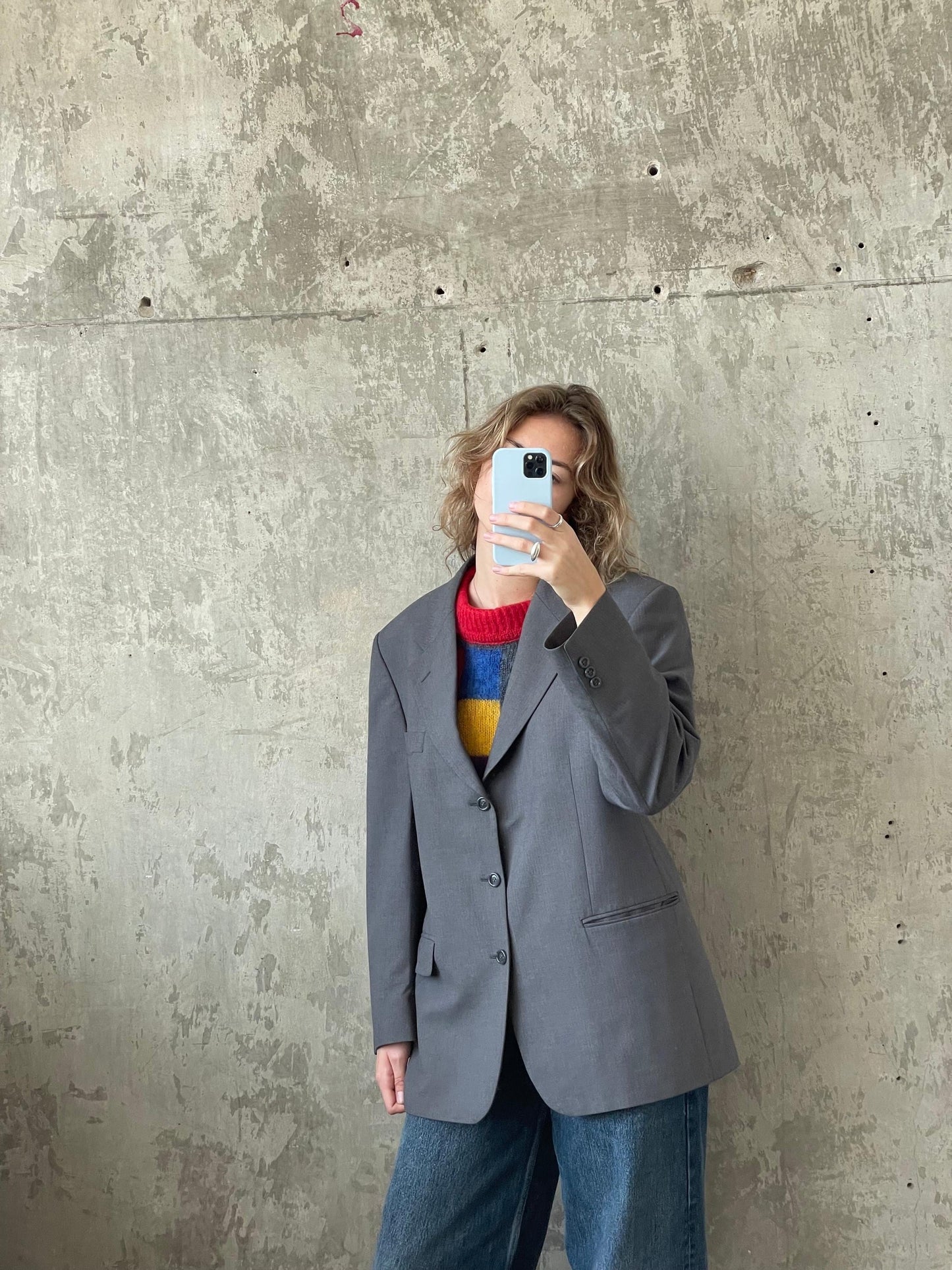 Vintage TURO light grey blazer