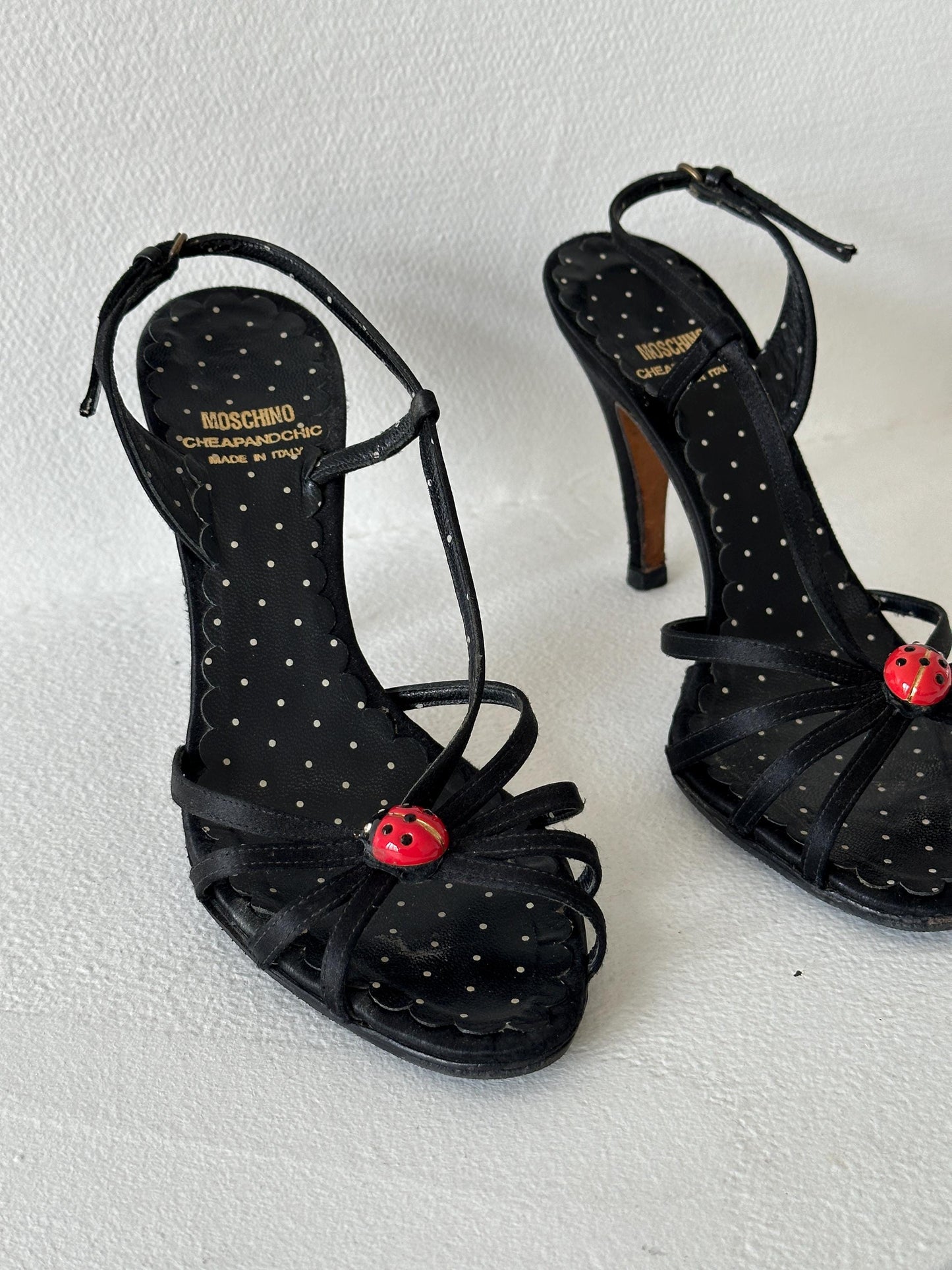 Vintage Moschino Cheap and Chic Ladybug Heels I EUR 37