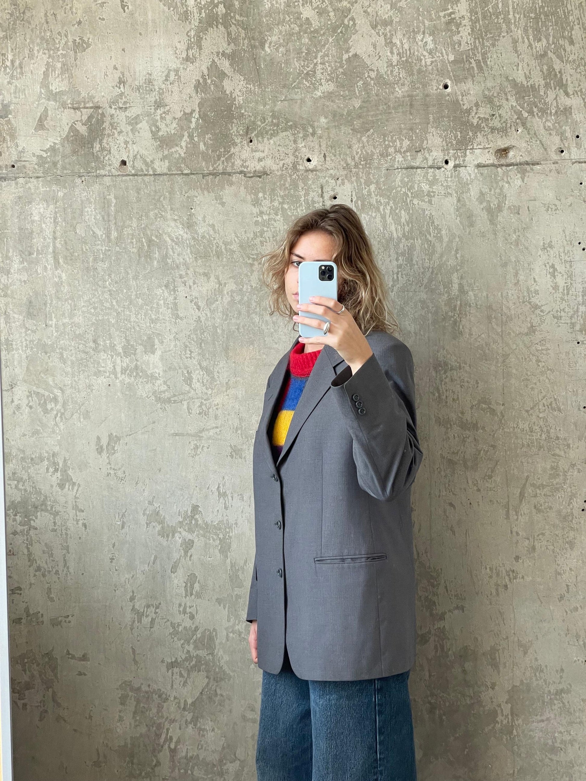 Vintage TURO light grey blazer