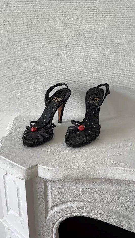 Vintage Moschino Cheap and Chic Ladybug Heels I EUR 37
