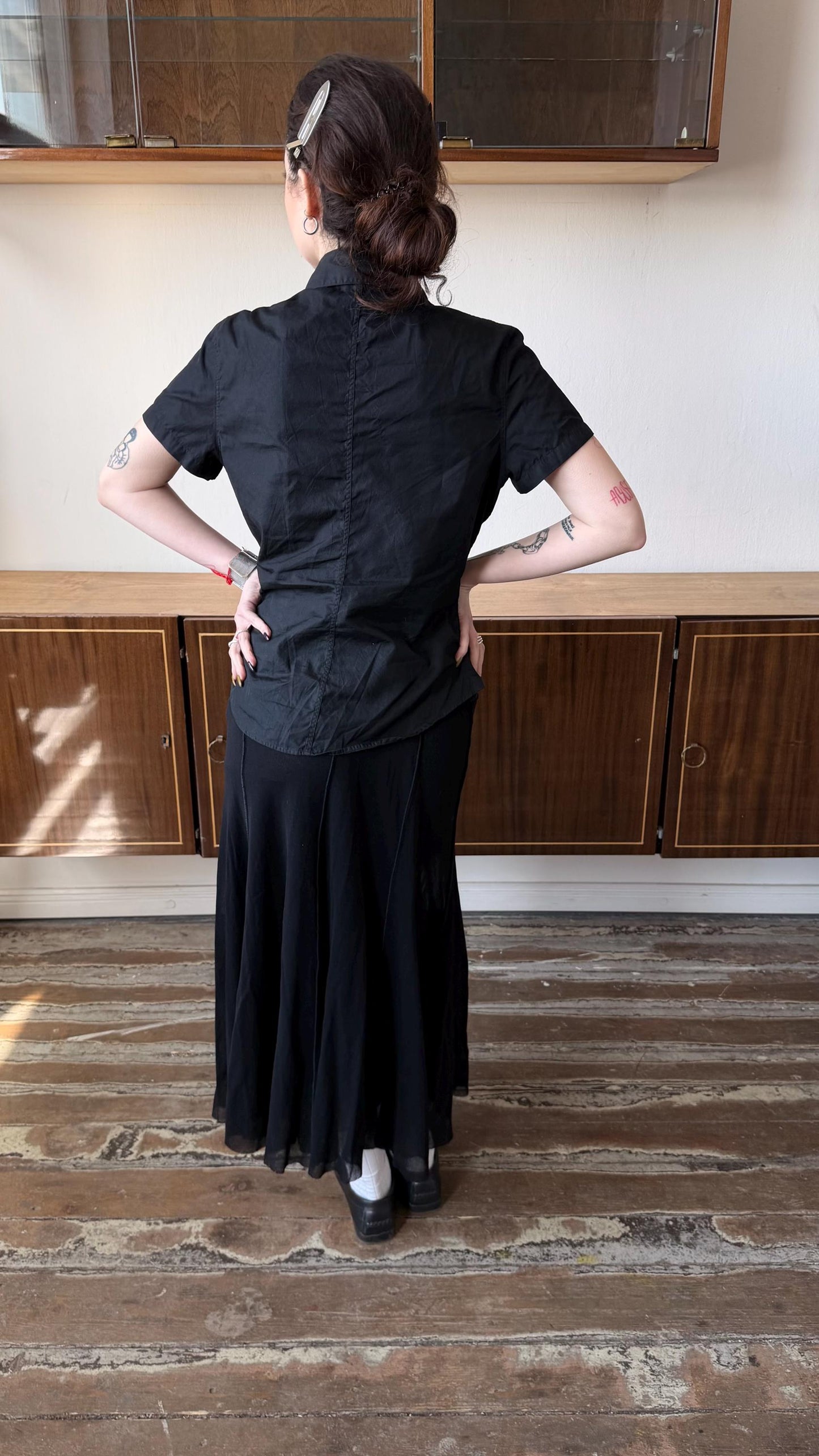 Vintage Jean Paul Gaultier Mesh Maxi Skirt