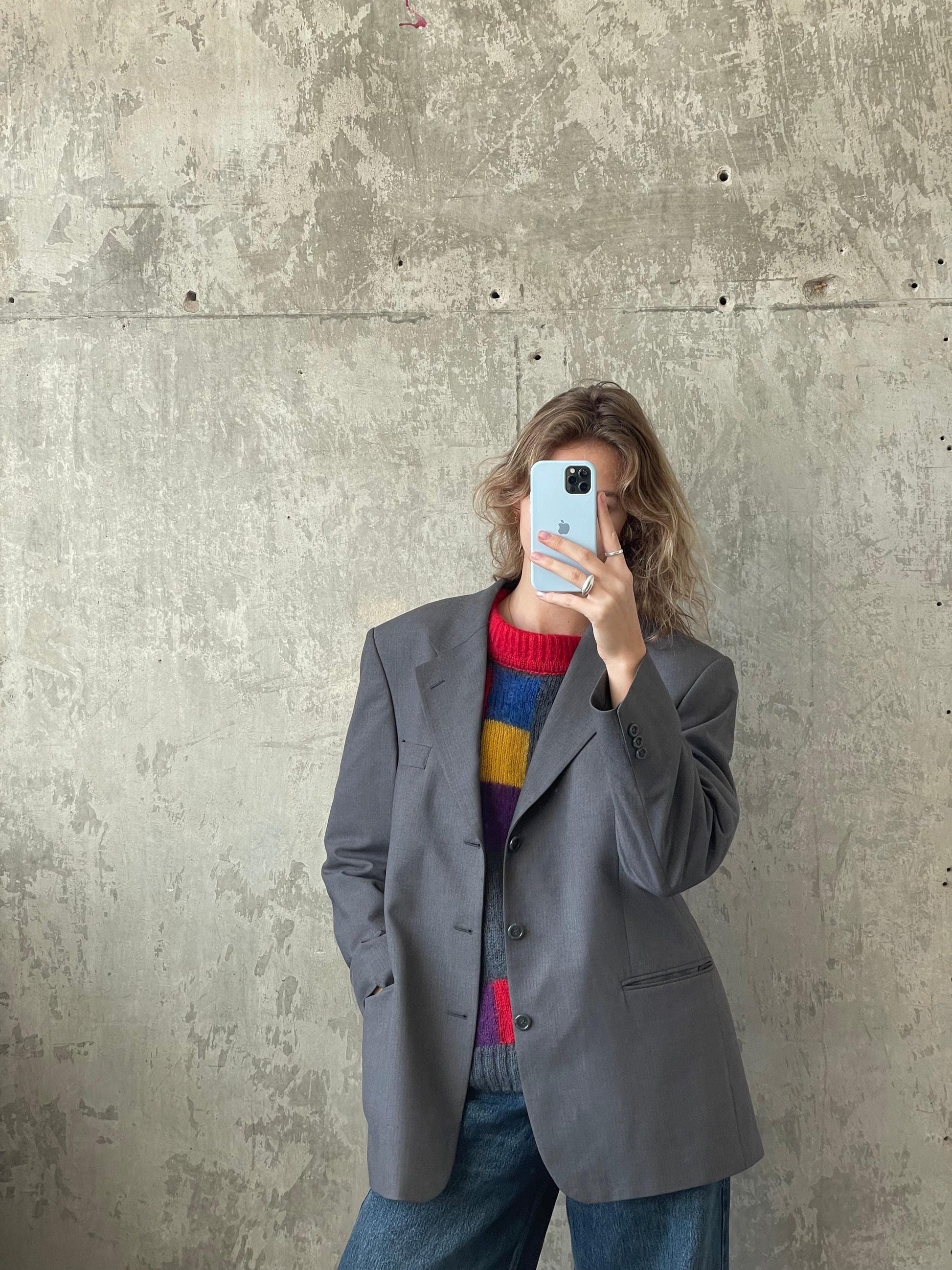 Vintage TURO light grey blazer