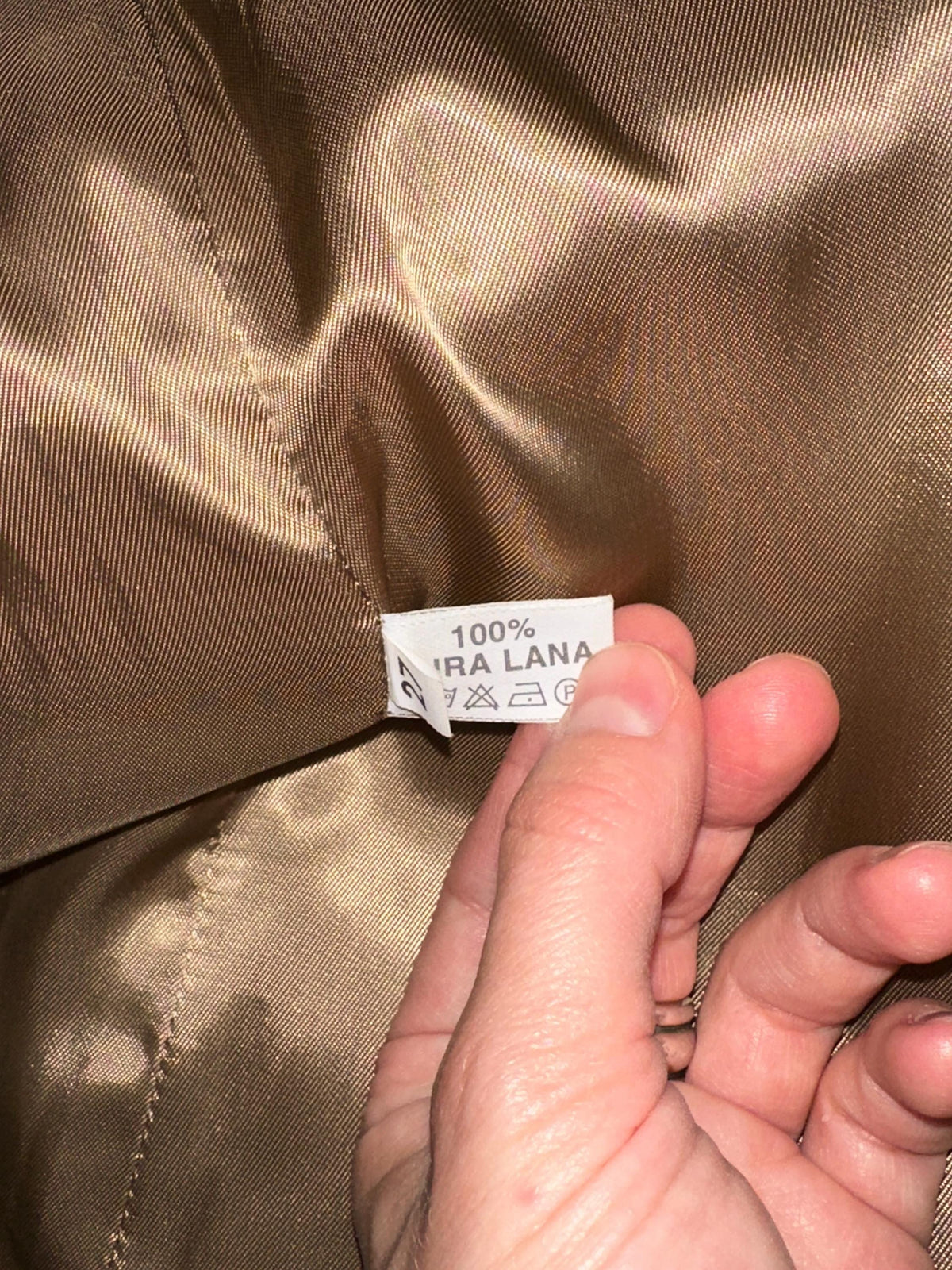 Vintage Piacenza Camel Long Baggy Coat | Italian 100% Wool Minimalist Coat