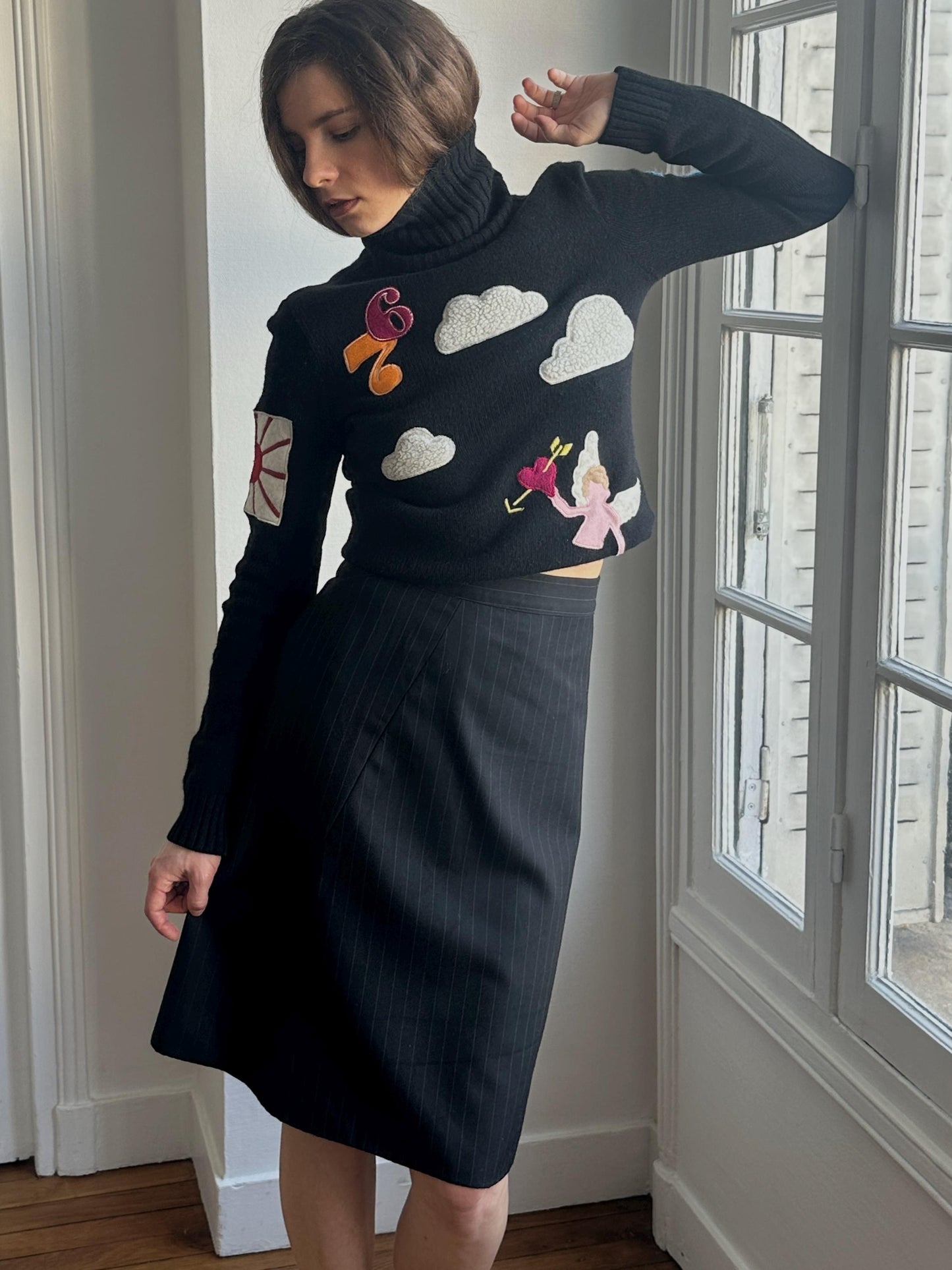 Vintage MOSCHINO Wool Turtleneck