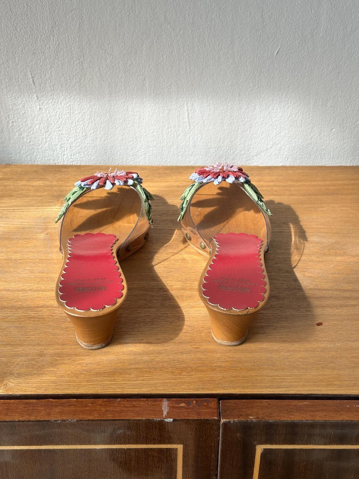 Vintage Moschino Cheap & Chick Clogs | Wooden Platform Sandals | US 5.5