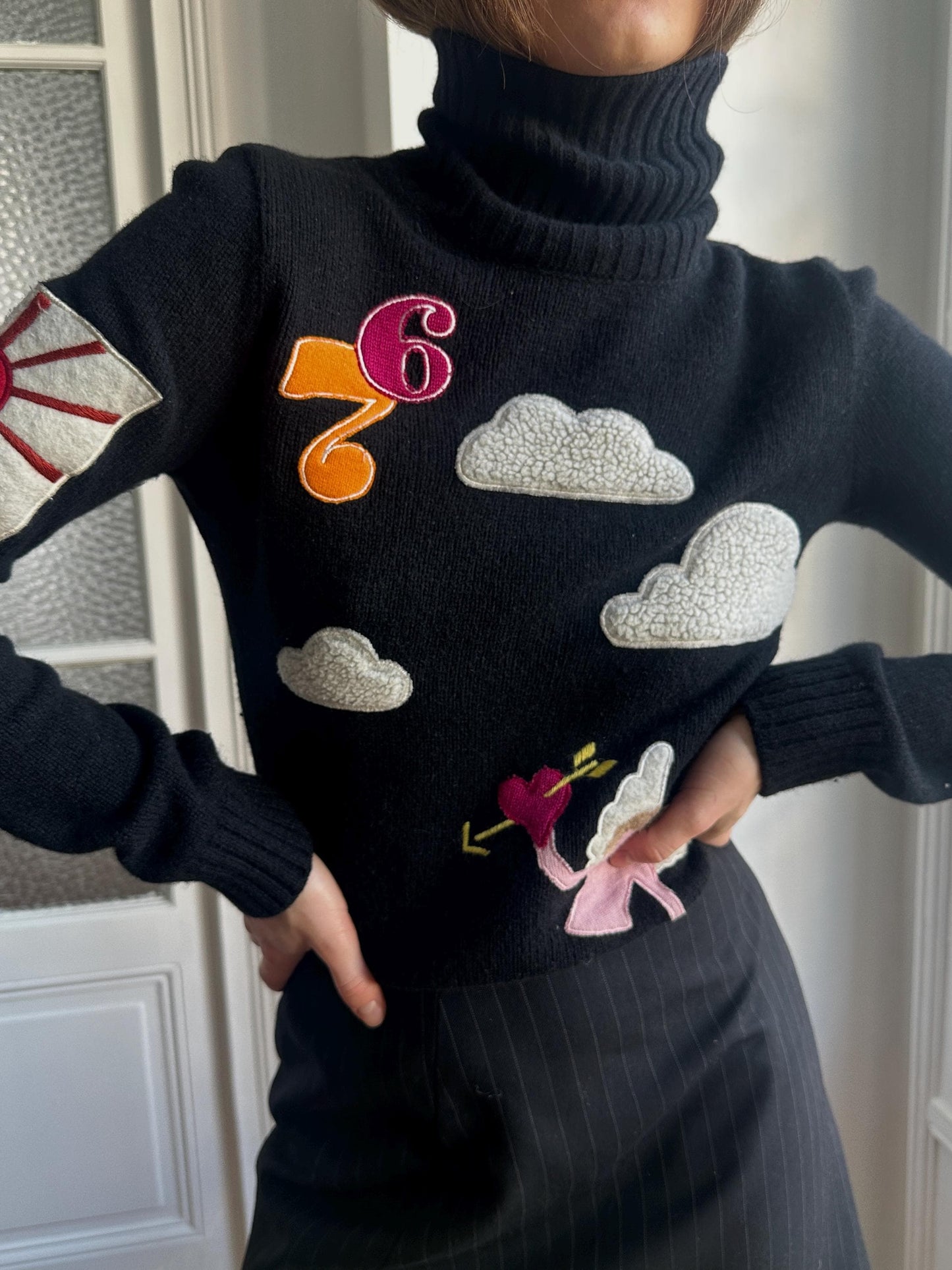 Vintage MOSCHINO Wool Turtleneck
