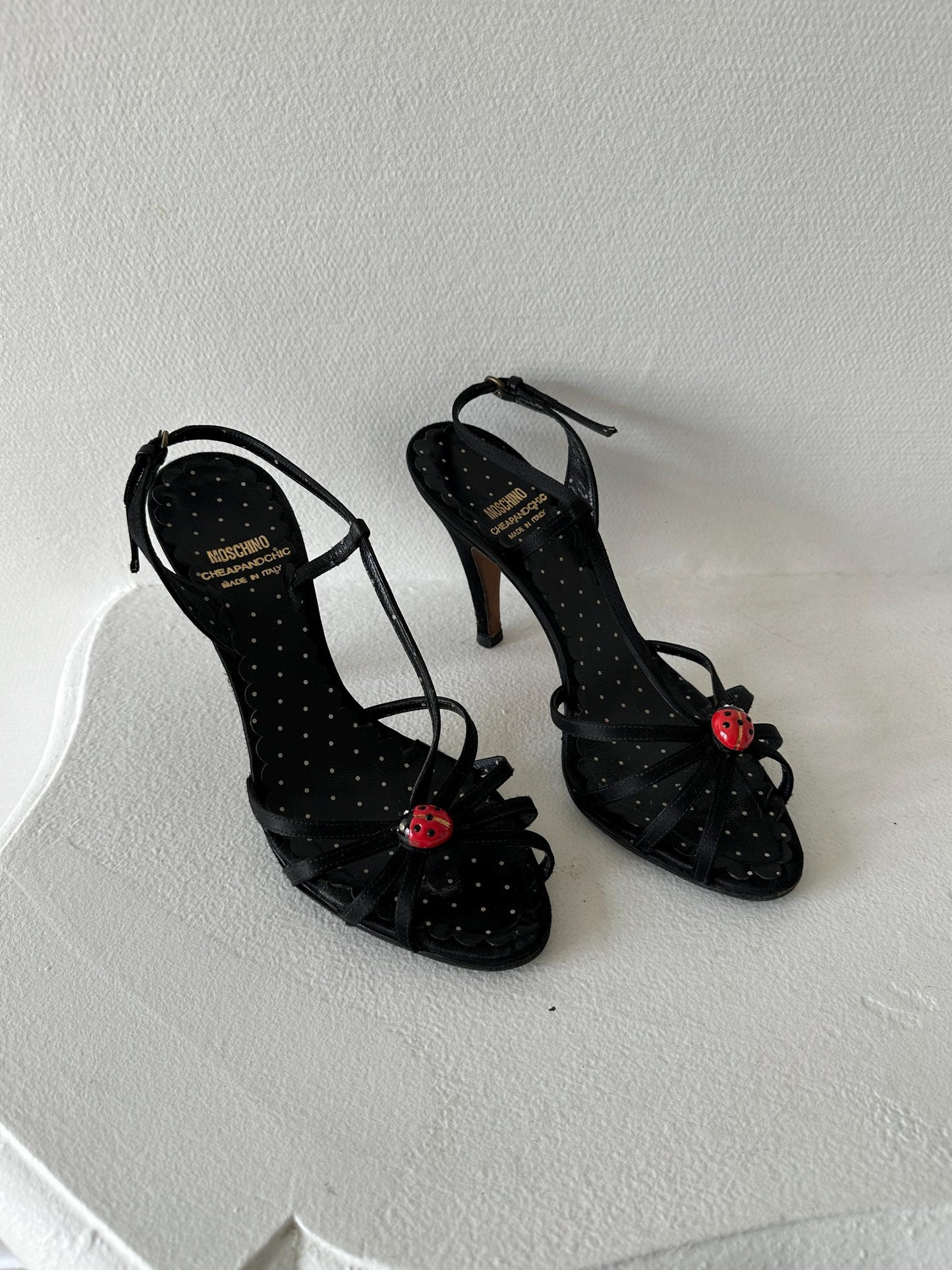 Vintage Moschino Cheap and Chic Ladybug Heels I EUR 37