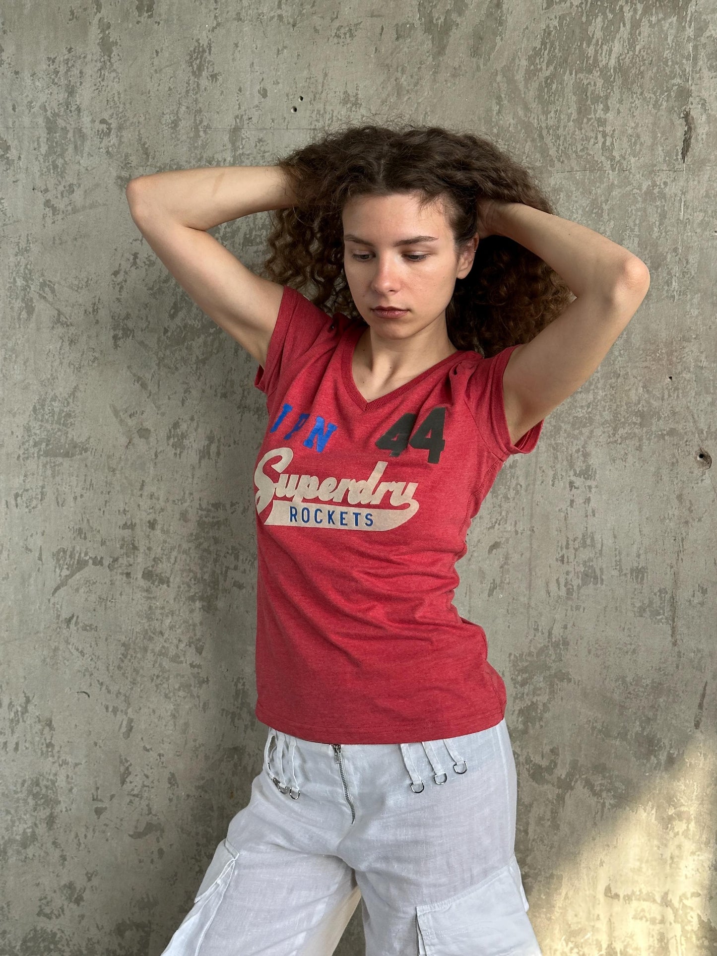 Vintage Faded Red Graphic T-Shirt