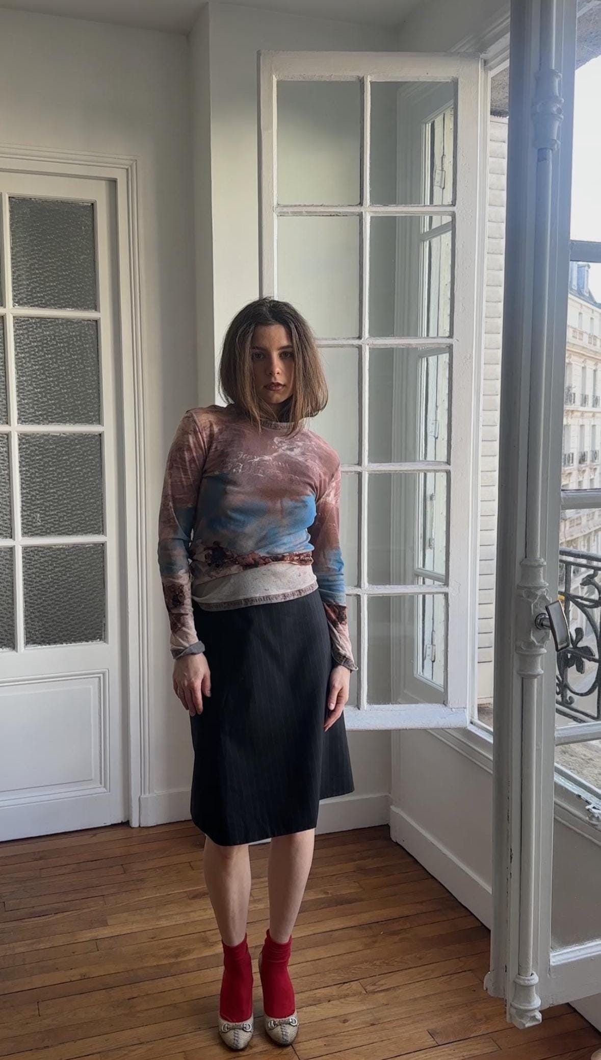 Jean Paul Gaultier AW1998 Renaissance Mesh Top