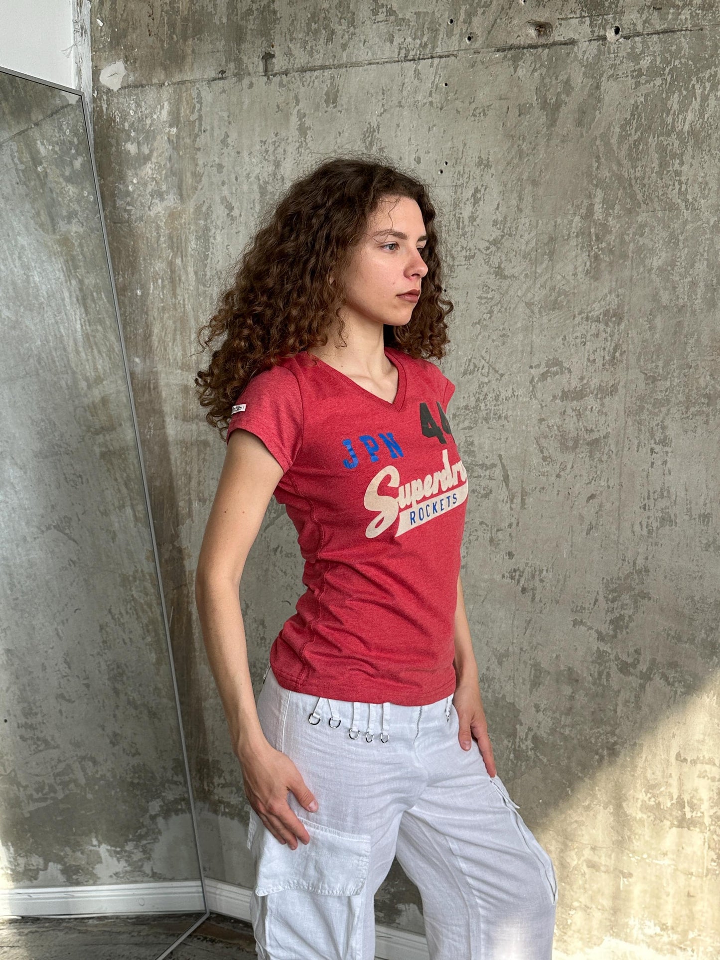 Vintage Faded Red Graphic T-Shirt