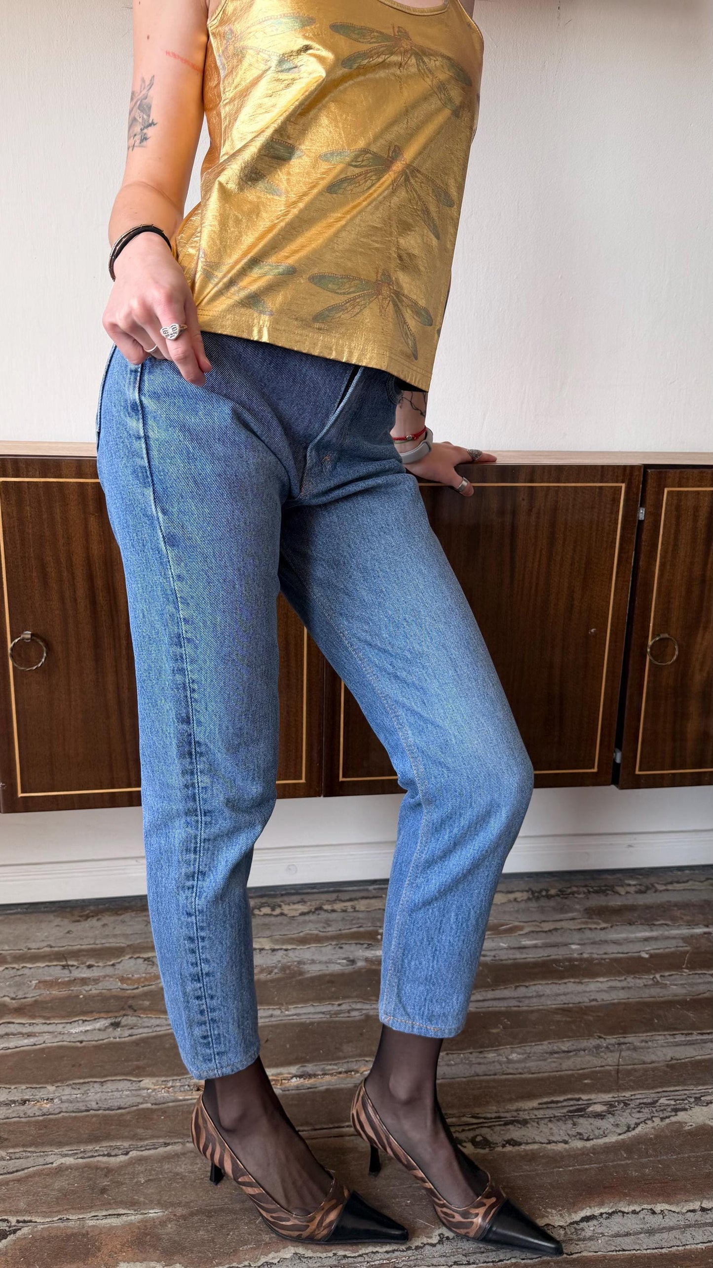 Vintage Levi’s 560 Jeans, 90s Fitted Denim