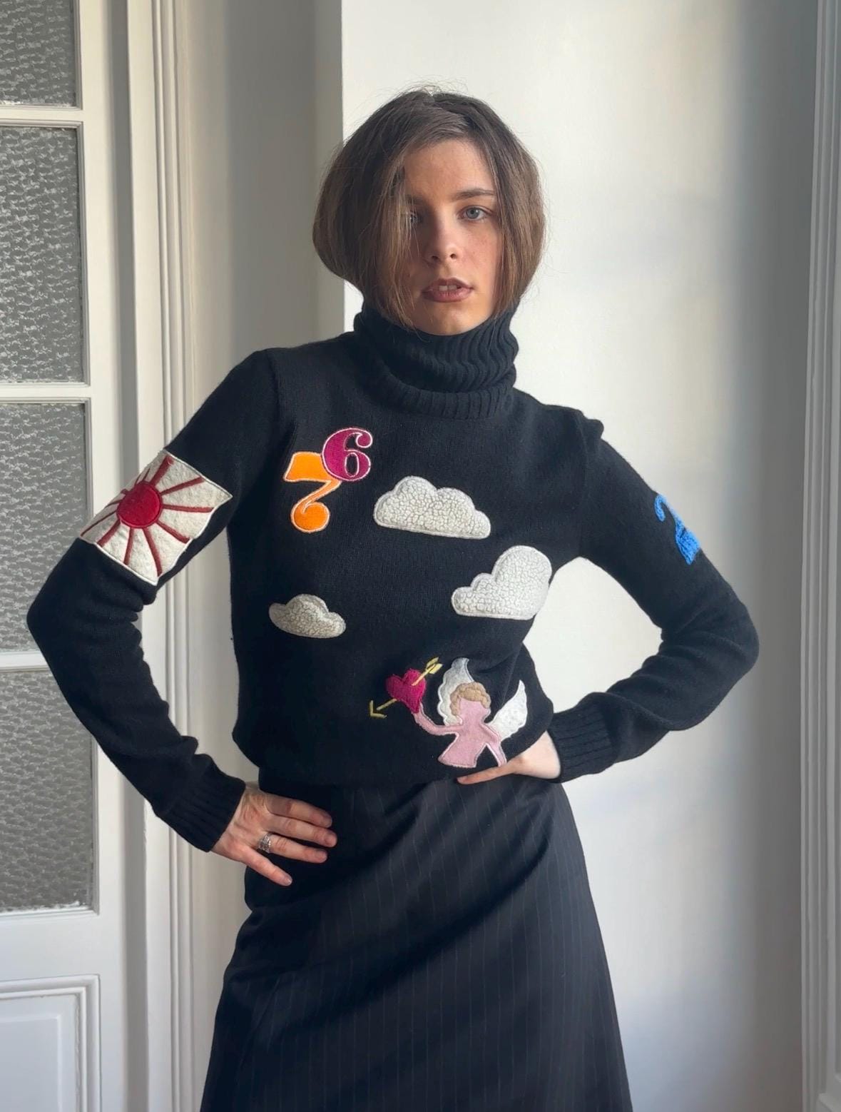 Vintage MOSCHINO Wool Turtleneck
