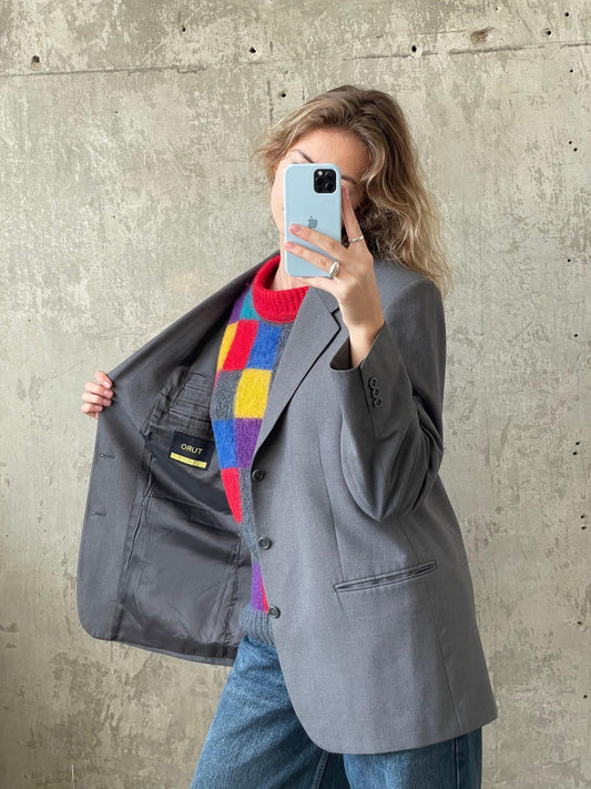 Vintage TURO light grey blazer