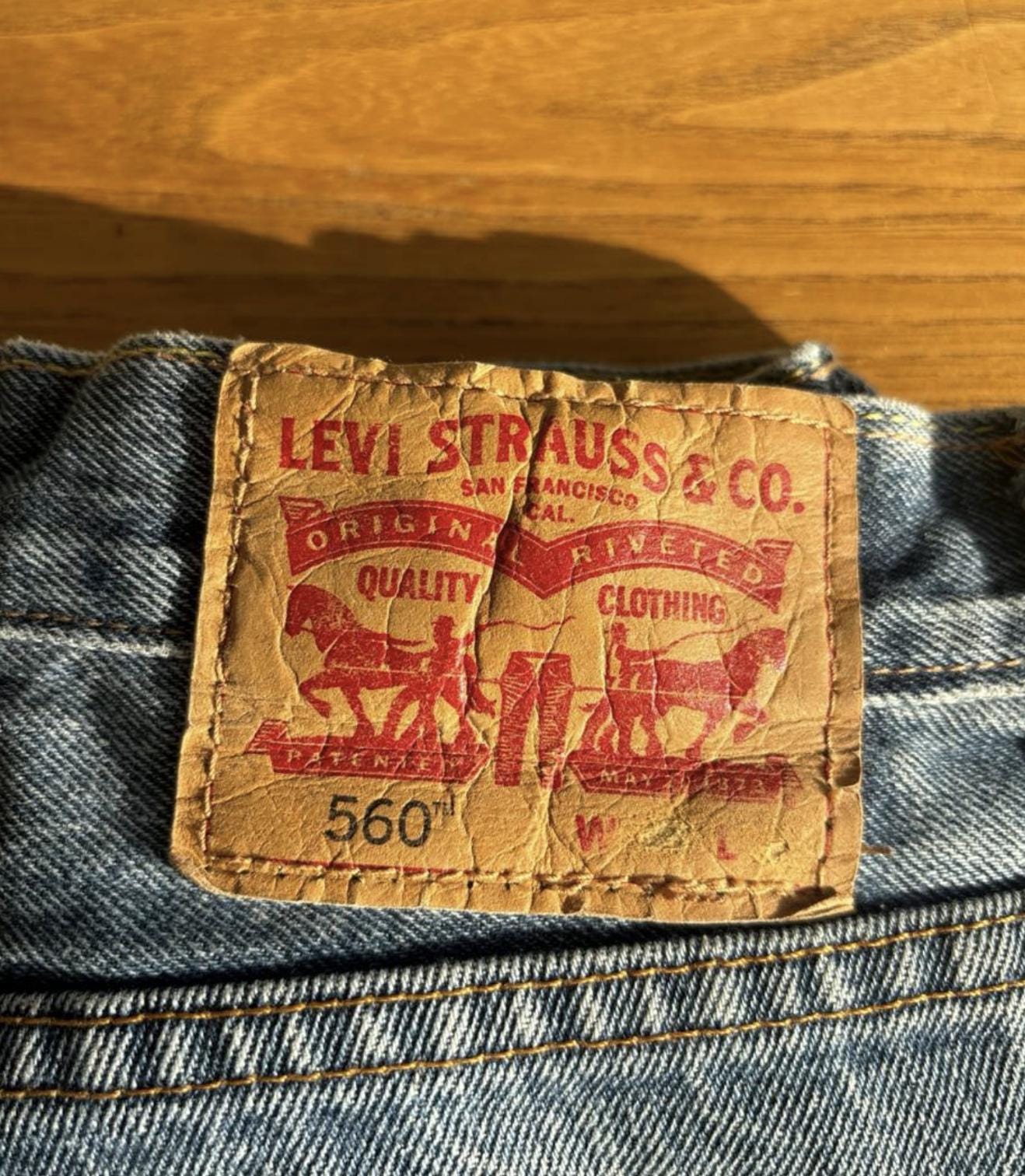 Vintage Levi’s 560 Jeans, 90s Fitted Denim