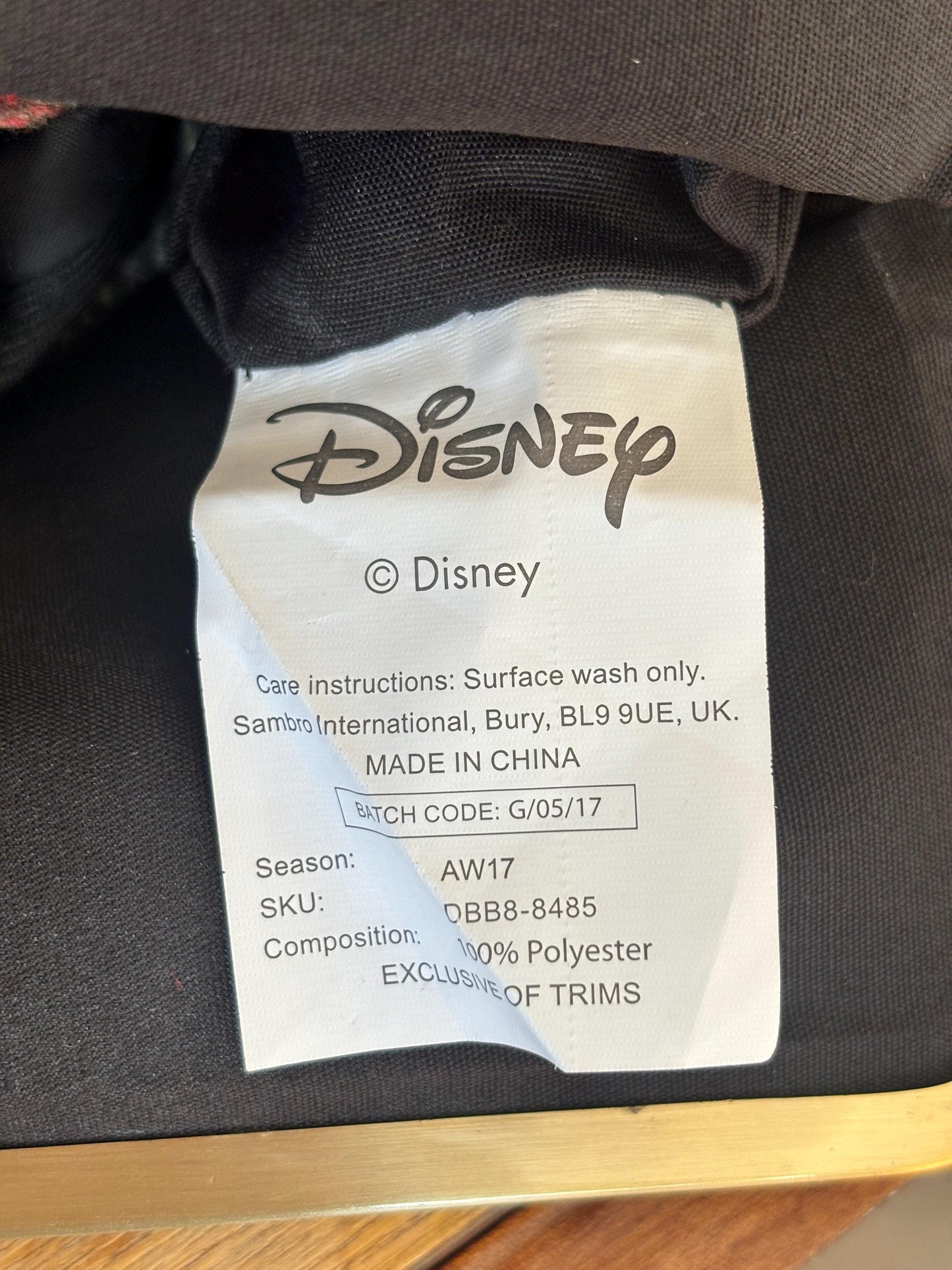 Vintage Disney Beauty and the Beast Clutch Bag
