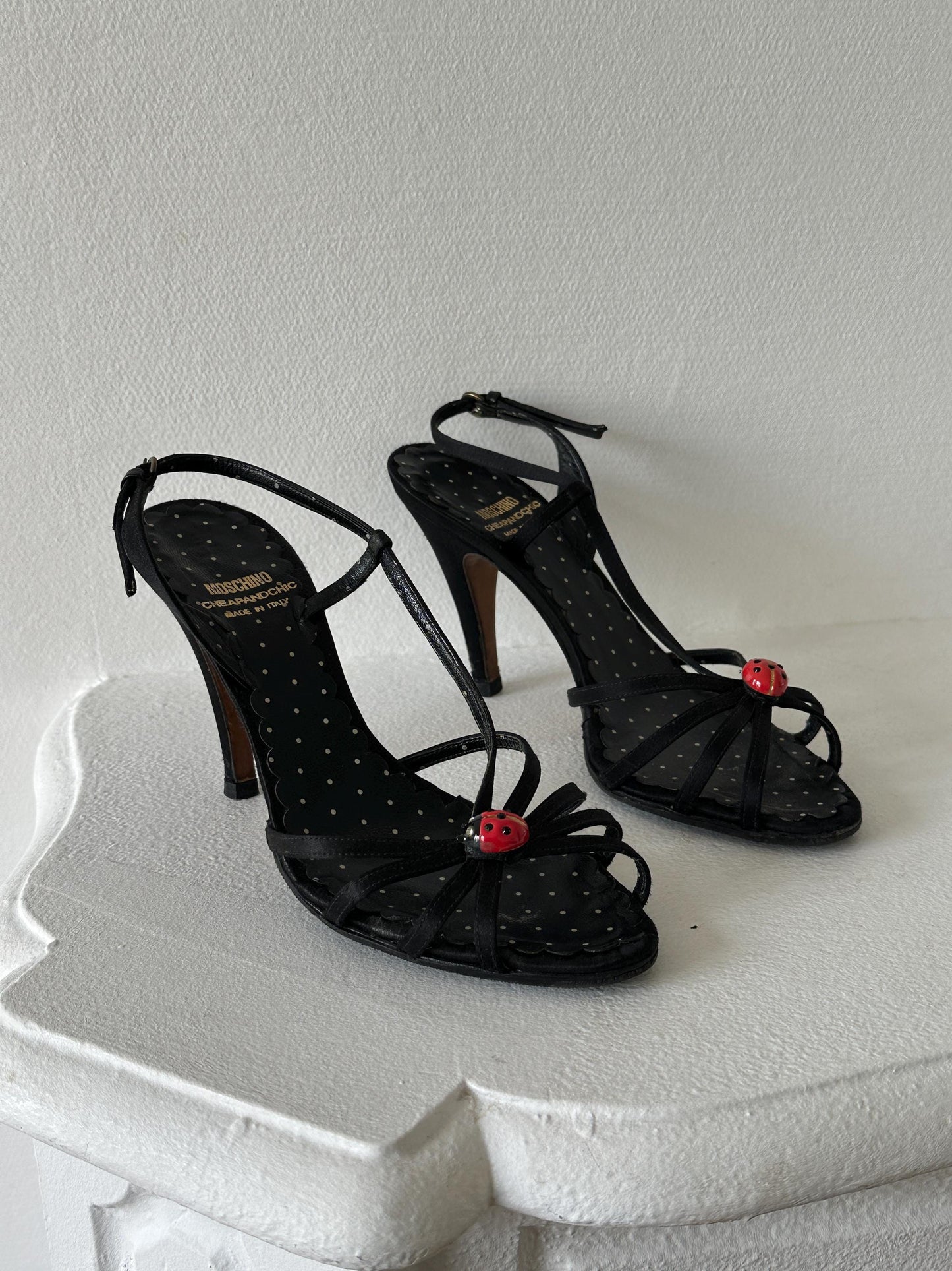 Vintage Moschino Cheap and Chic Ladybug Heels I EUR 37