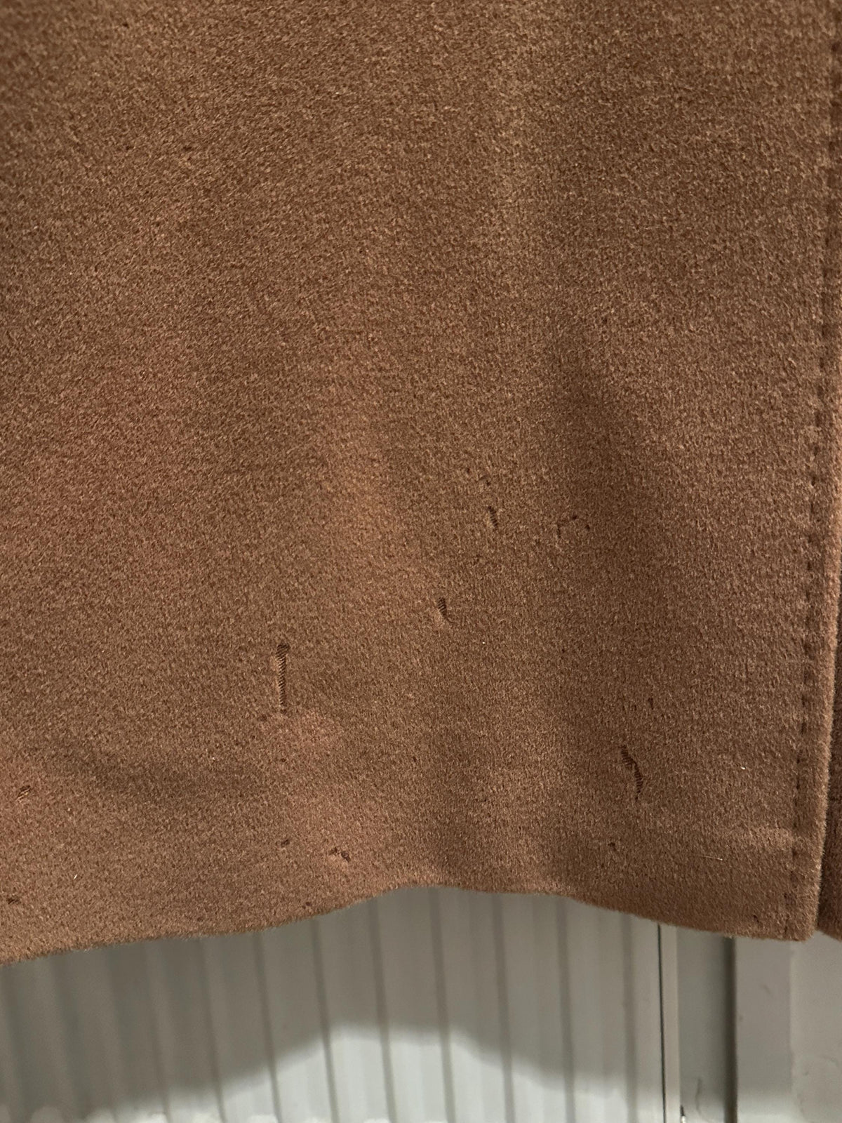 Vintage Piacenza Camel Long Baggy Coat | Italian 100% Wool Minimalist Coat