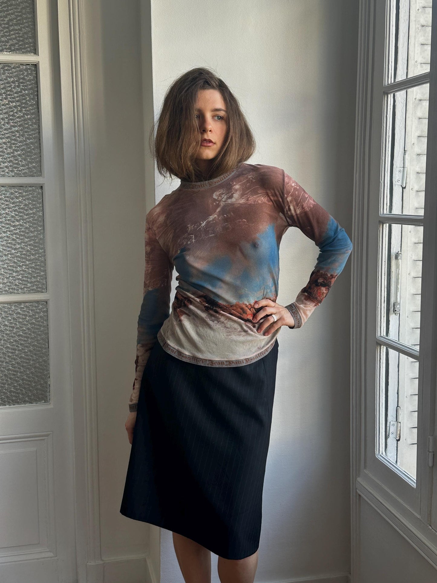 Jean Paul Gaultier AW1998 Renaissance Mesh Top