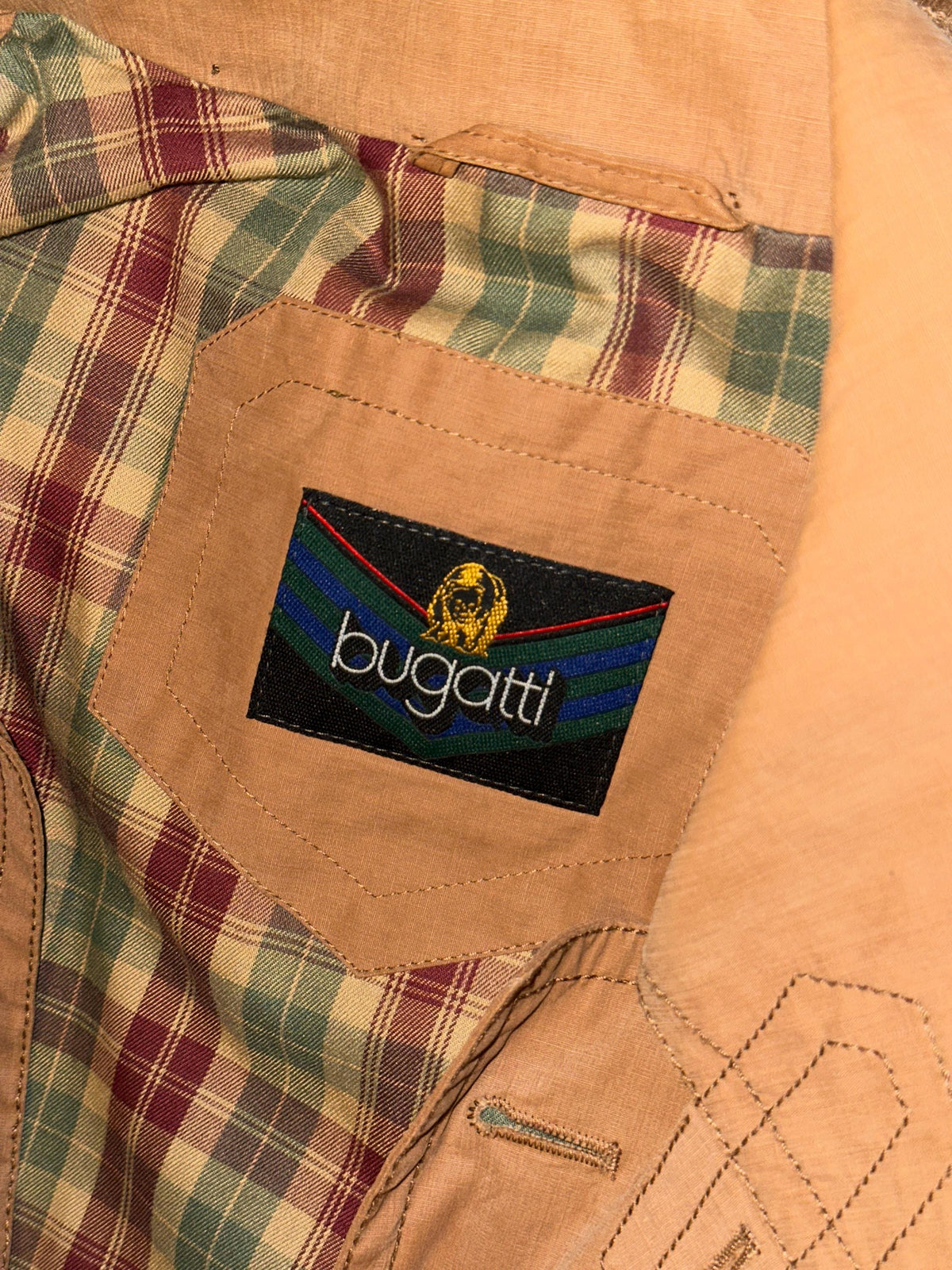 Vintage 90s Bugatti Oversized Maxi Trench Coat in Brown