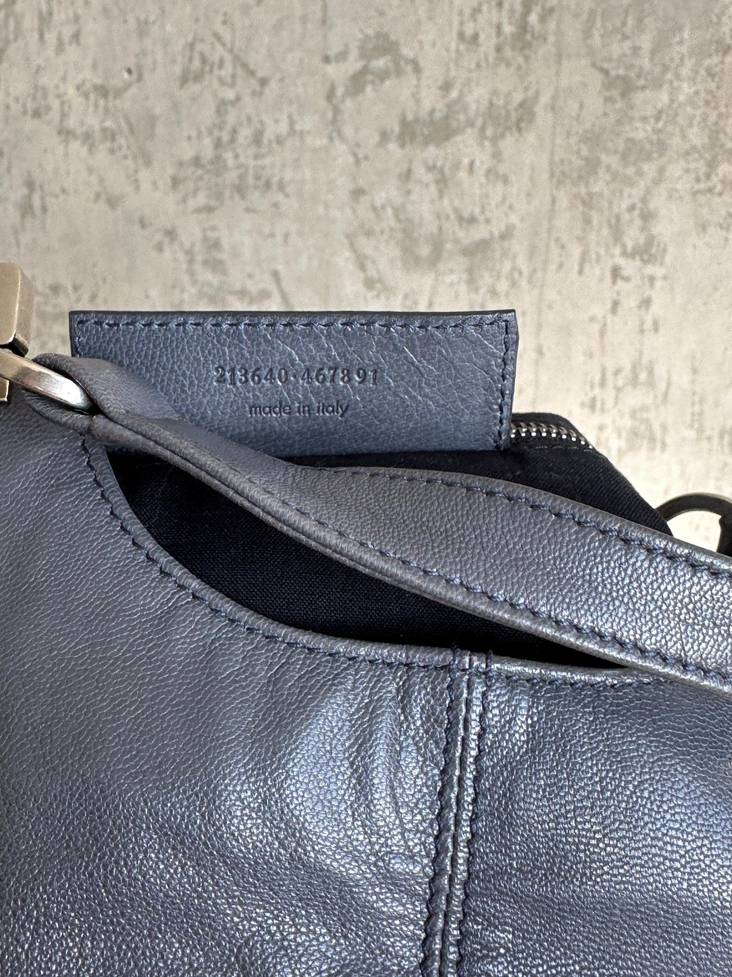 Vintage Balenciaga Grey Leather Tote Bag