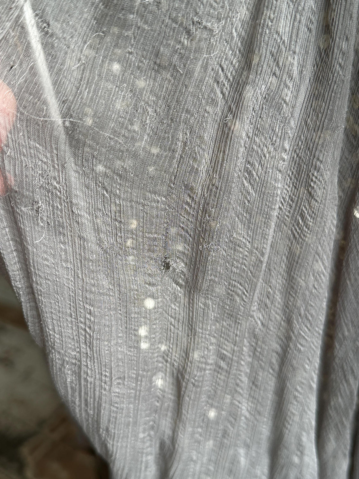 Vintage Liu Jo Grey Sequin Lace Dress | Layered Ruffle Dress
