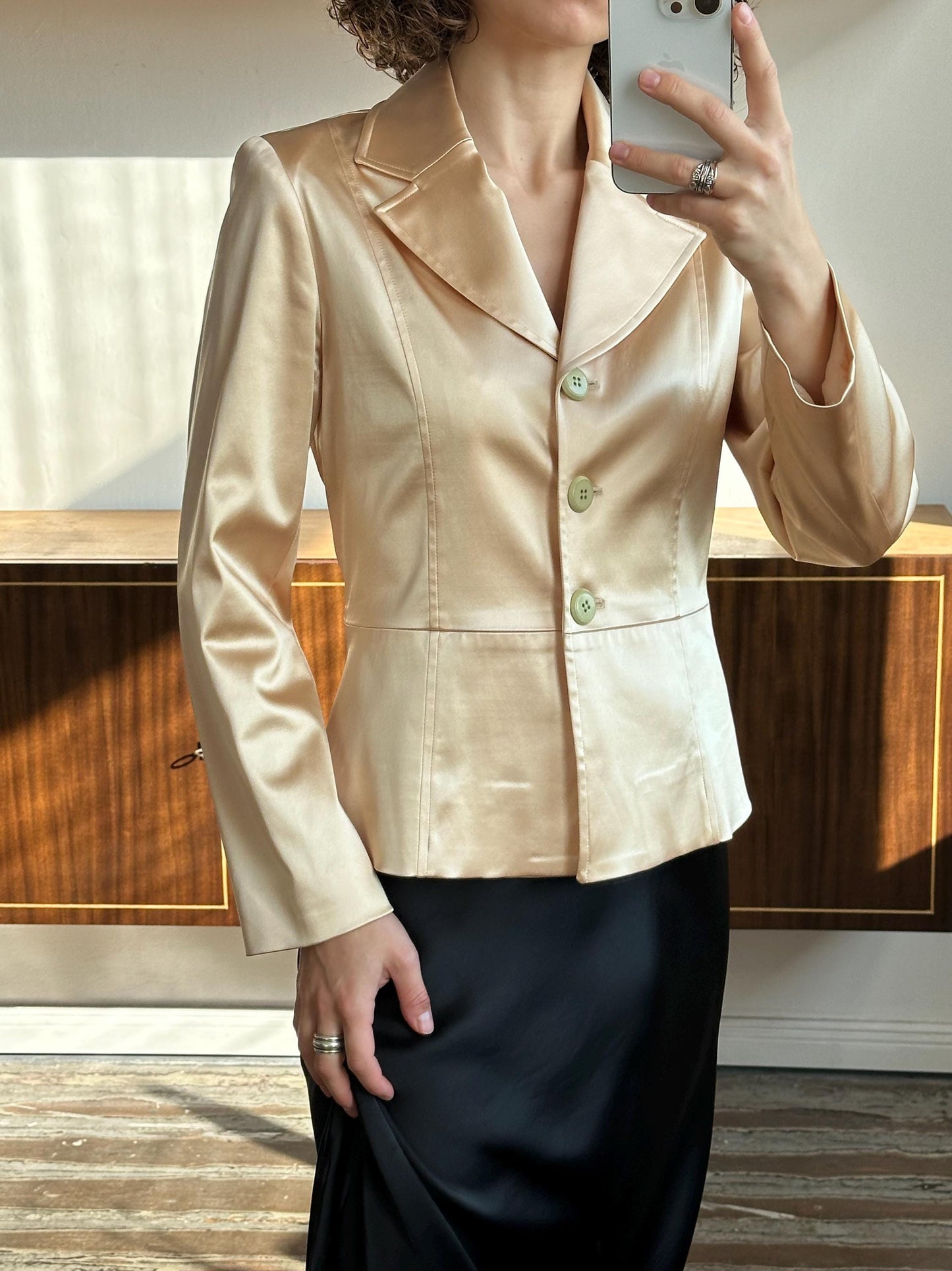 KENZO JUNGLE gold blazer