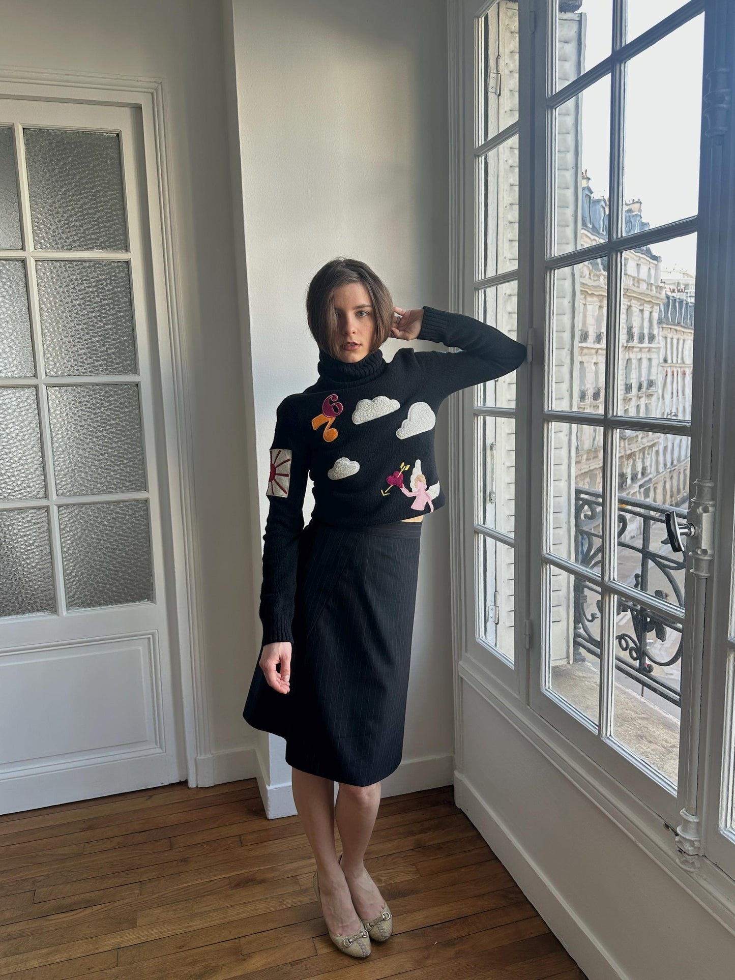 Vintage MOSCHINO Wool Turtleneck