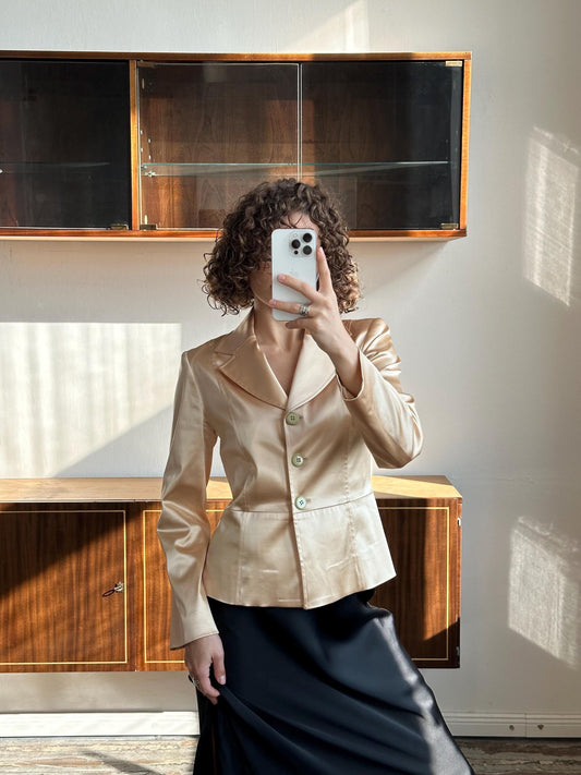 KENZO JUNGLE gold blazer