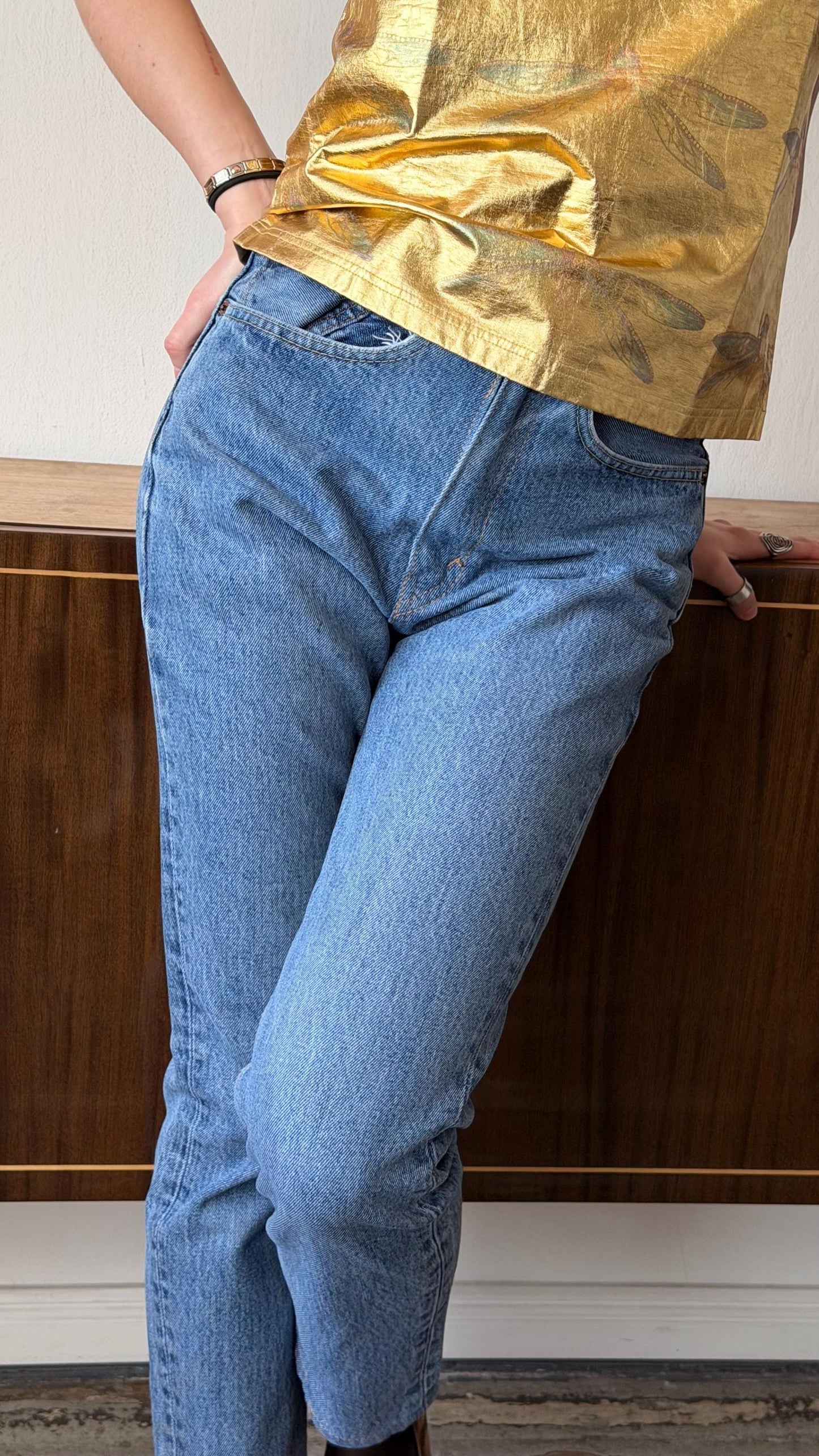 Vintage Levi’s 560 Jeans, 90s Fitted Denim