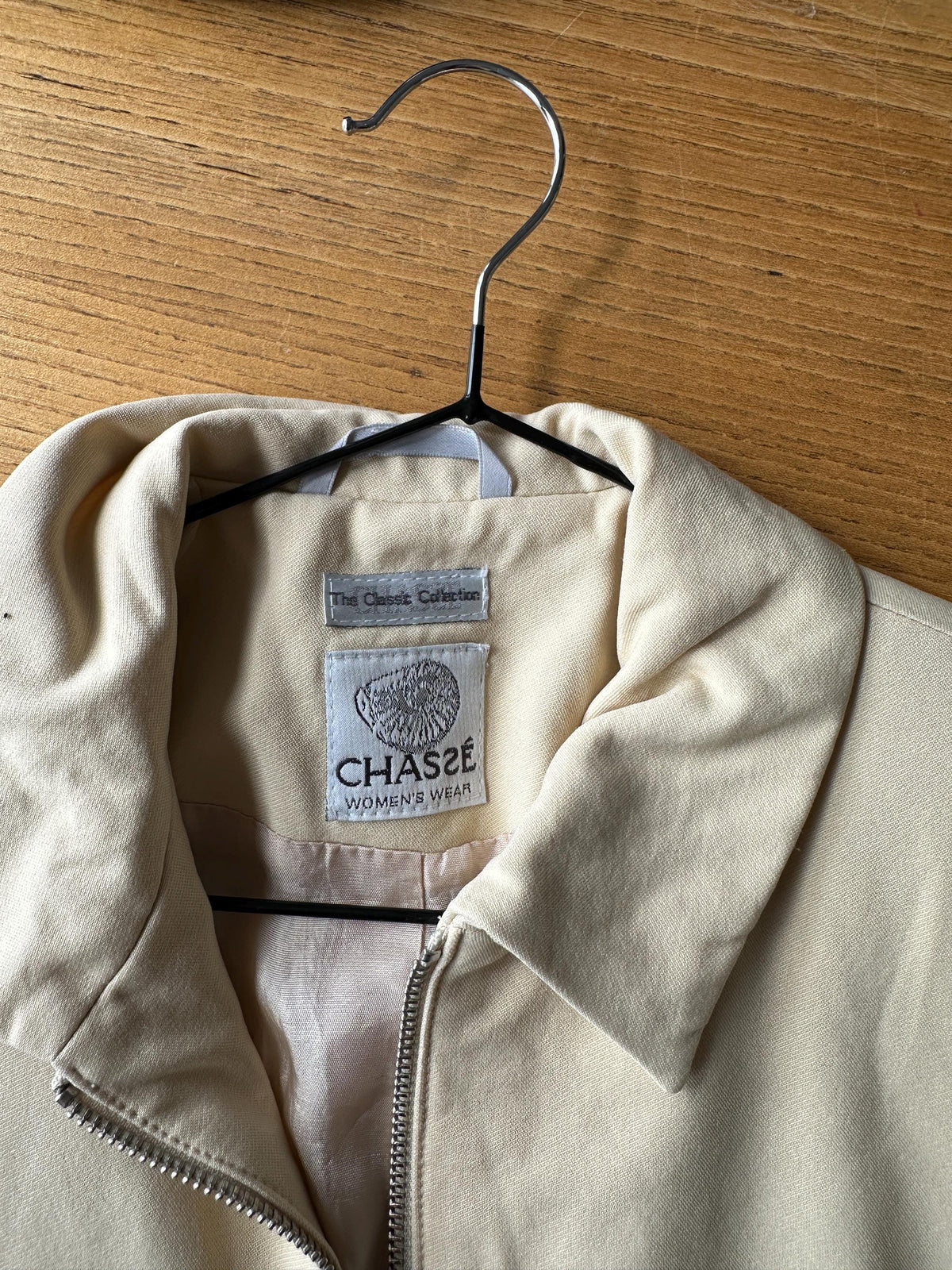 Vintage Danish Design Cream Fitted Jacket | Scandinavian Minimalist