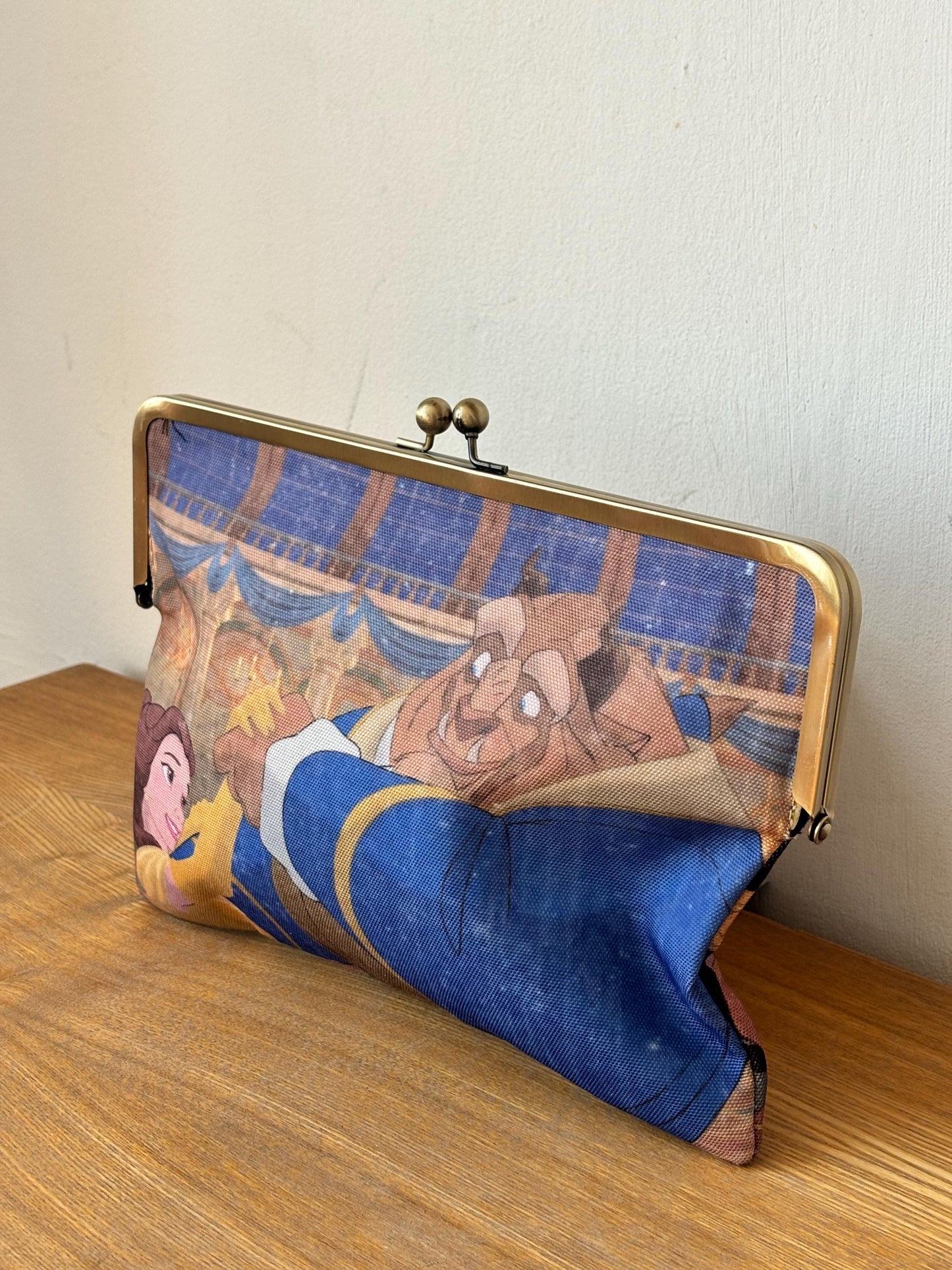 Vintage Disney Beauty and the Beast Clutch Bag