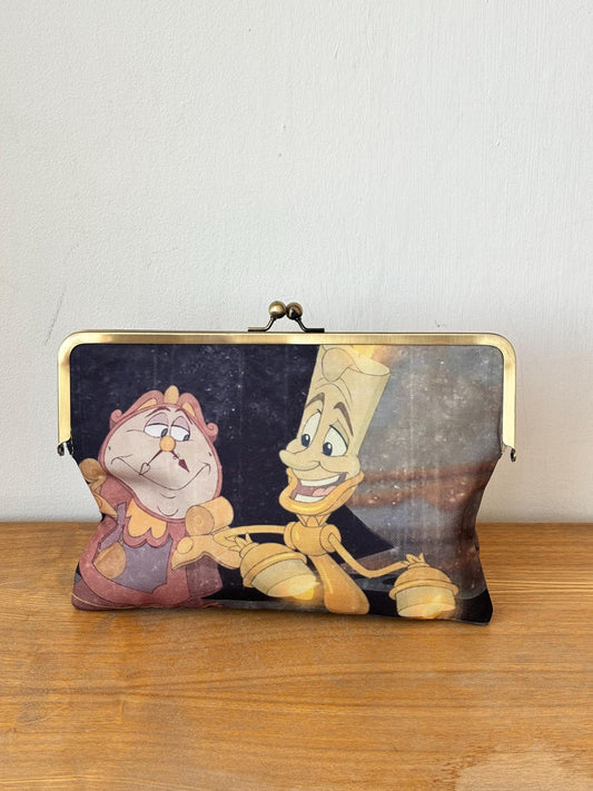 Vintage Disney Beauty and the Beast Clutch Bag