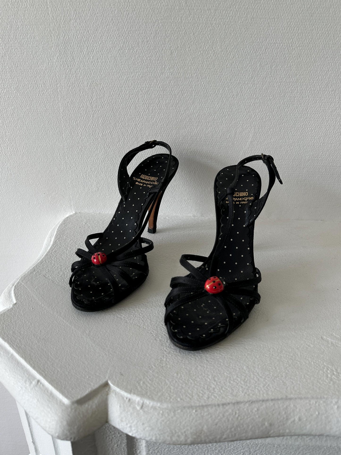 Vintage Moschino Cheap and Chic Ladybug Heels I EUR 37