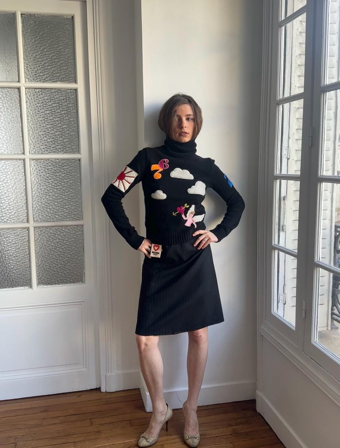 Vintage MOSCHINO Wool Turtleneck