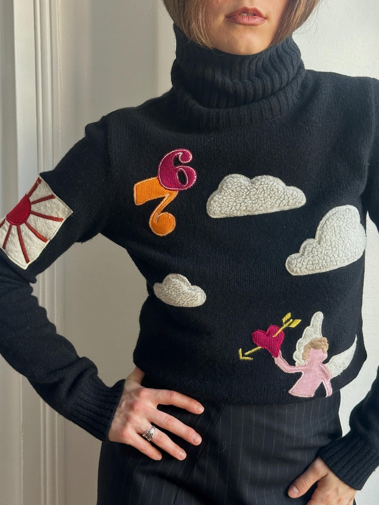 Vintage MOSCHINO Wool Turtleneck