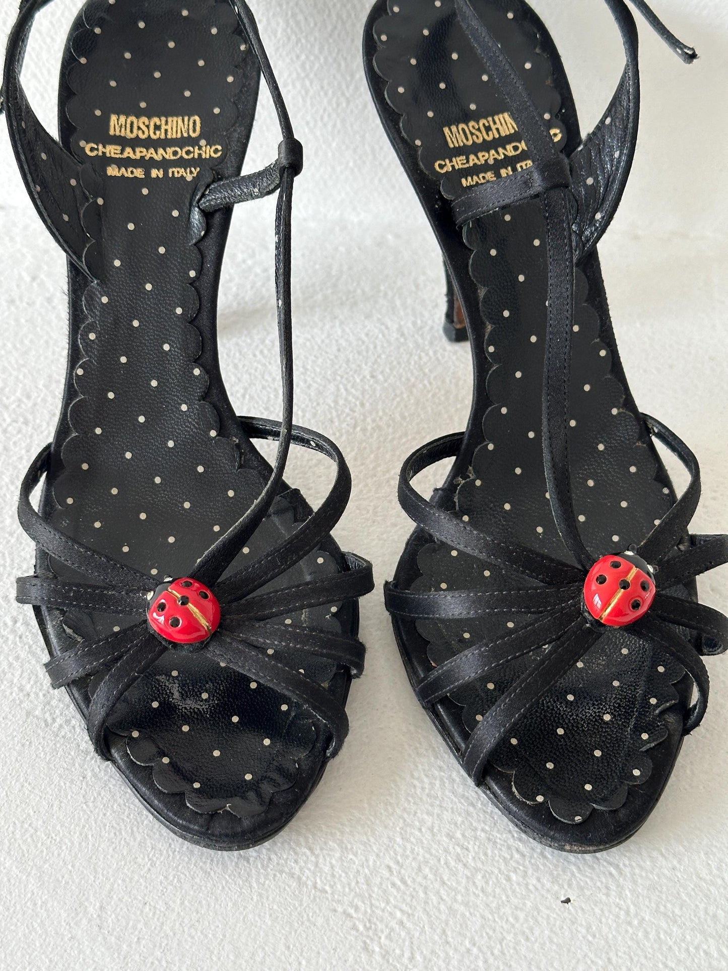 Vintage Moschino Cheap and Chic Ladybug Heels I EUR 37