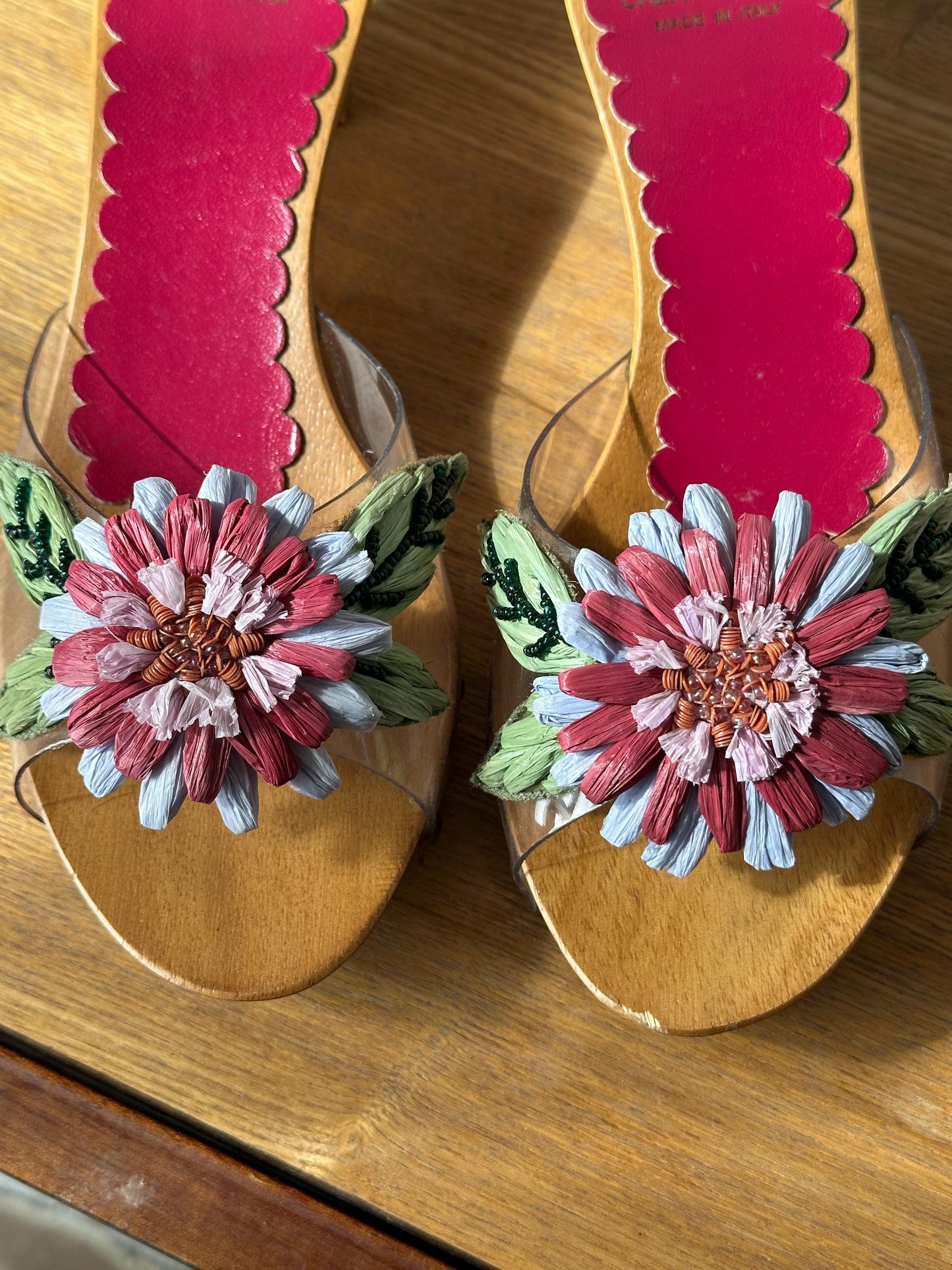 Vintage Moschino Cheap & Chick Clogs | Wooden Platform Sandals | US 5.5