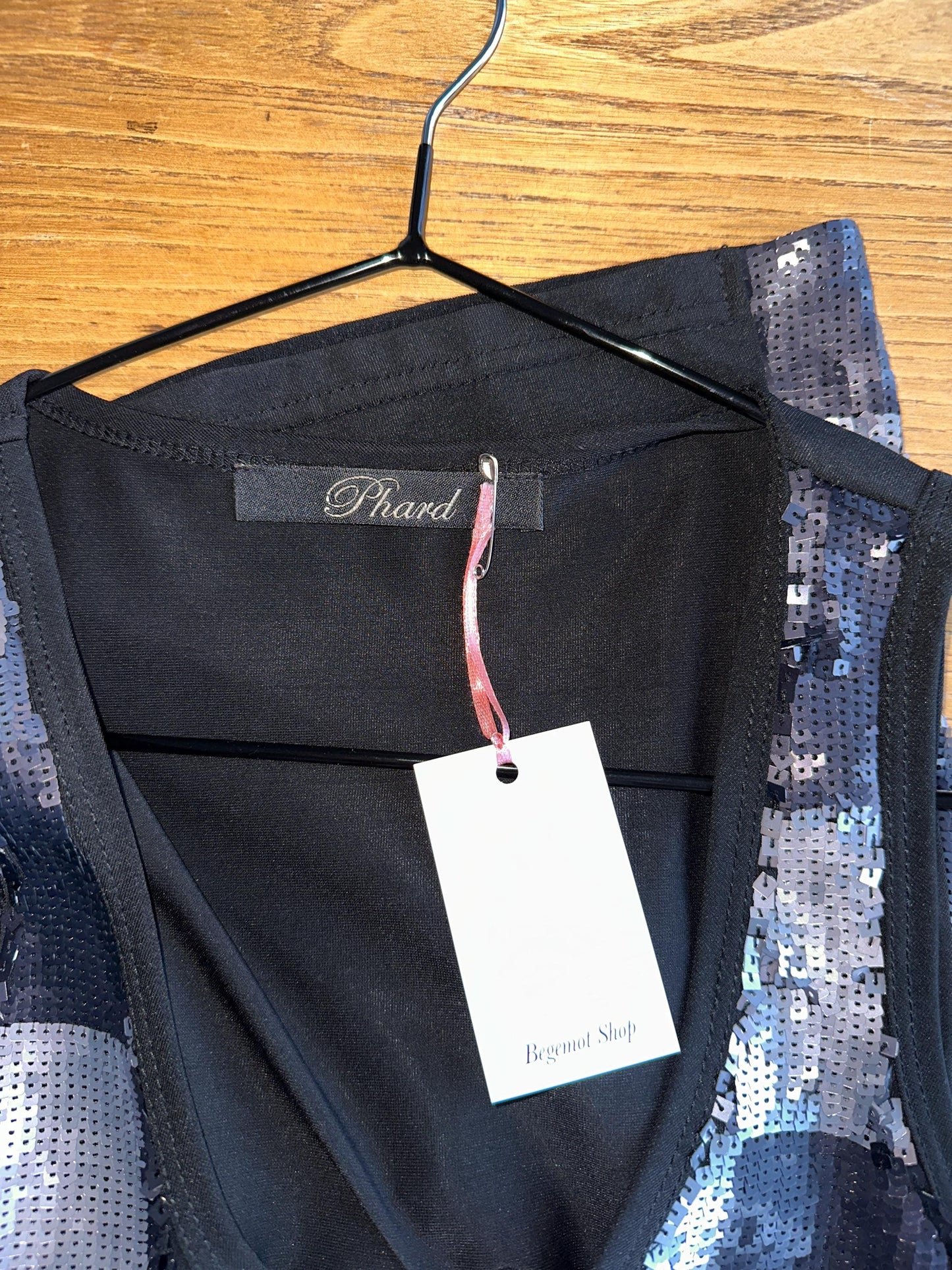 Vintage Silver Black Checkerboard Sequin Mini Dress